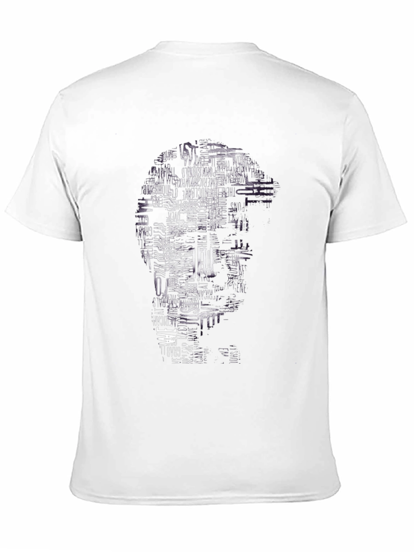 Word Art Portrait Graphic Tee