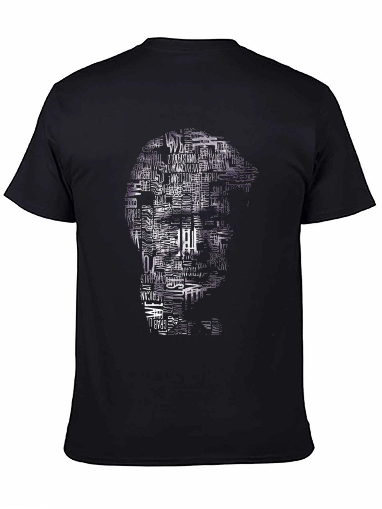 Word Art Portrait Graphic Tee