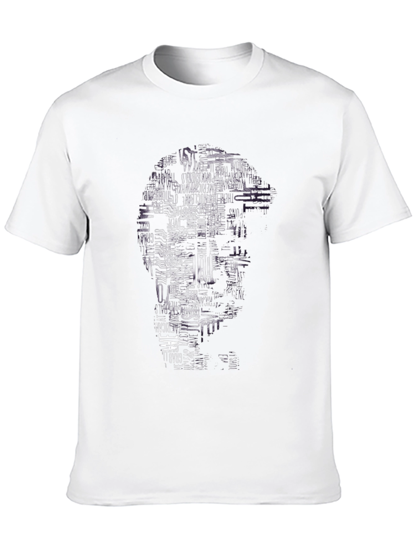 Word Art Portrait Graphic Tee