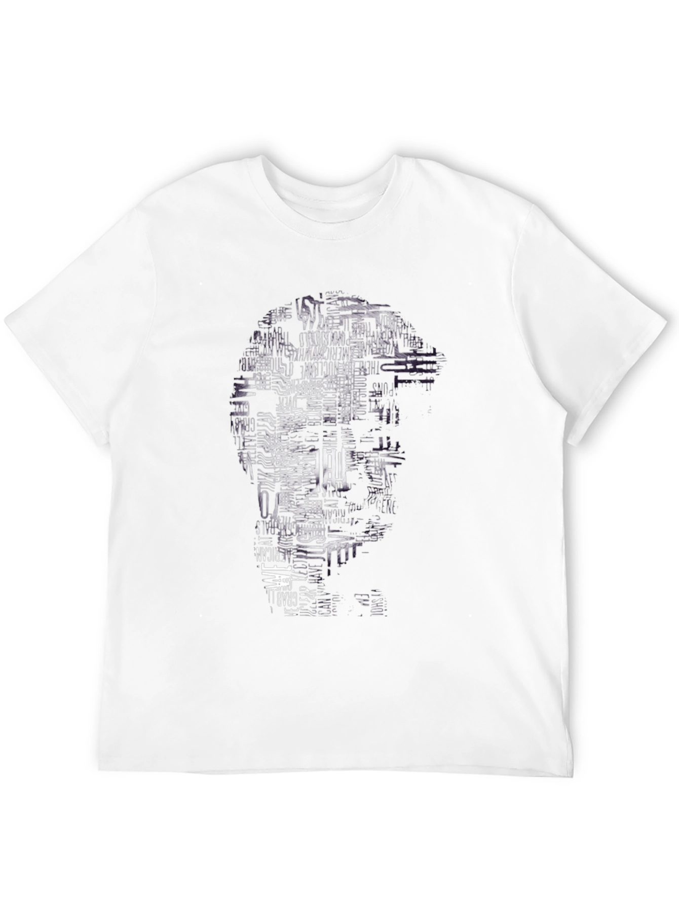 Word Art Portrait Graphic Tee
