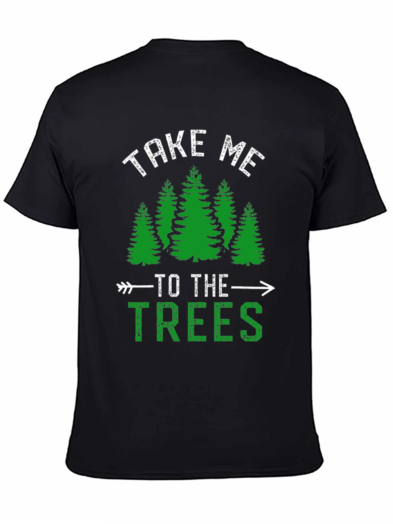 Take Me To The Trees Graphic Tee - Black