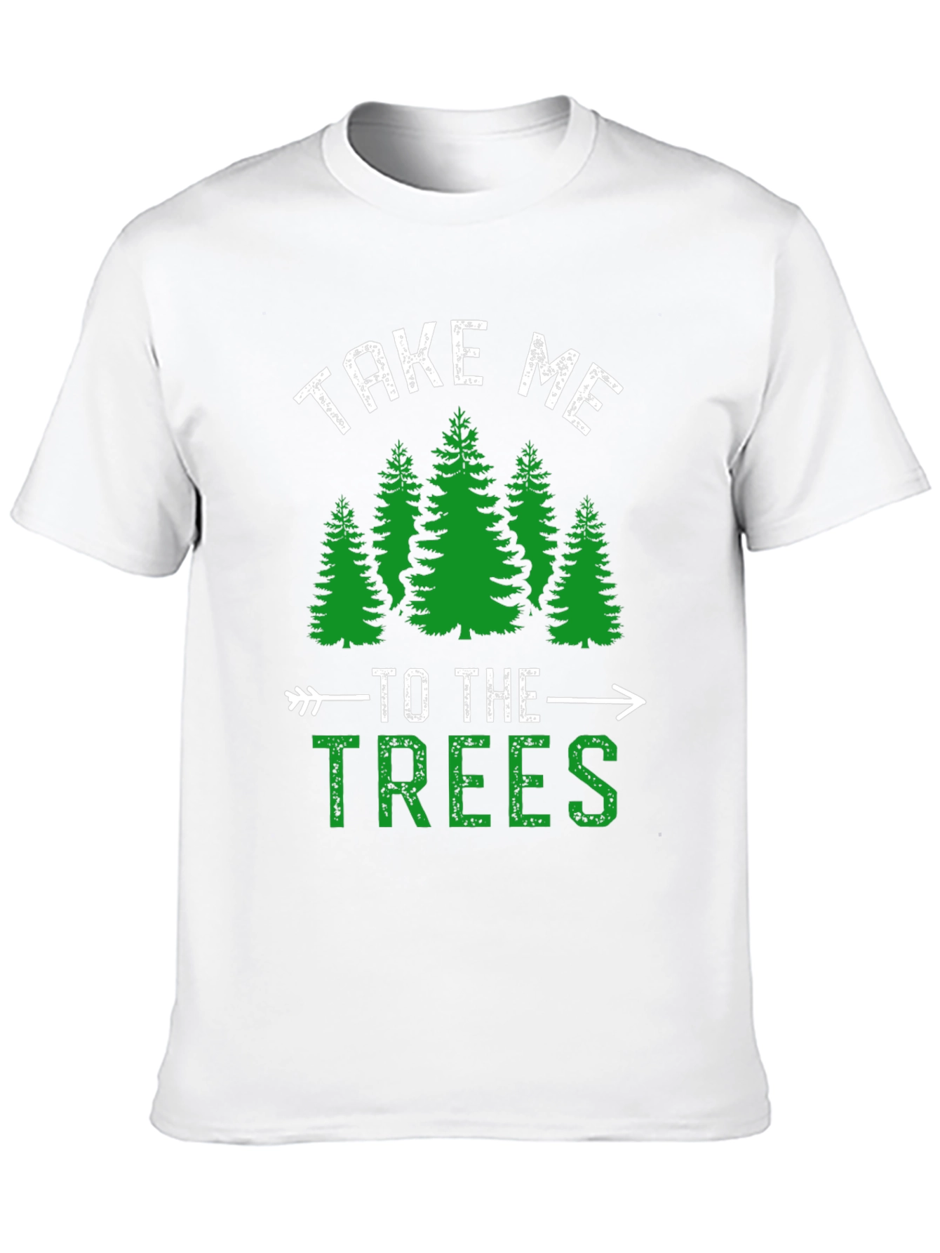 Take Me To The Trees Graphic Tee - Black