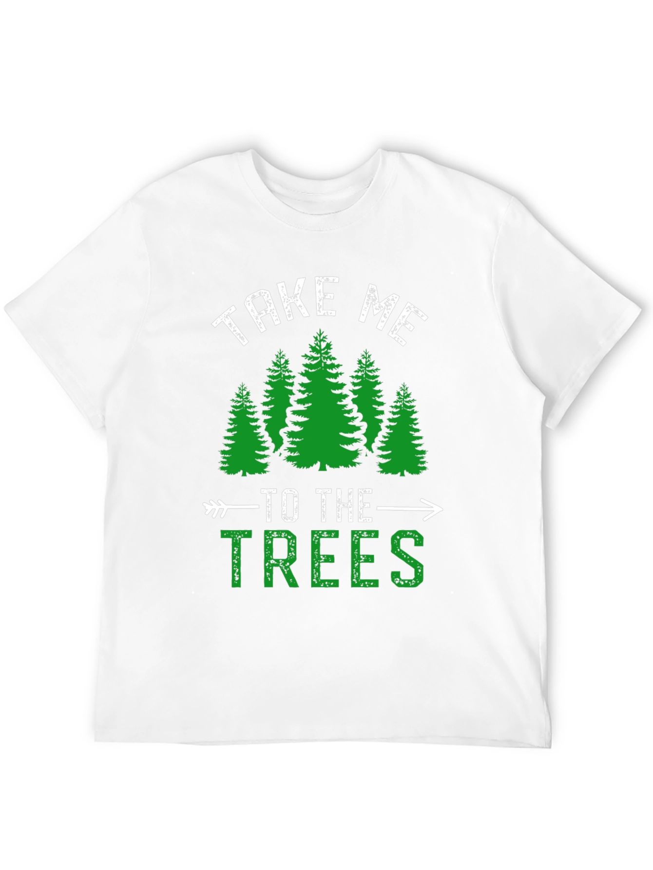 Take Me To The Trees Graphic Tee - Black