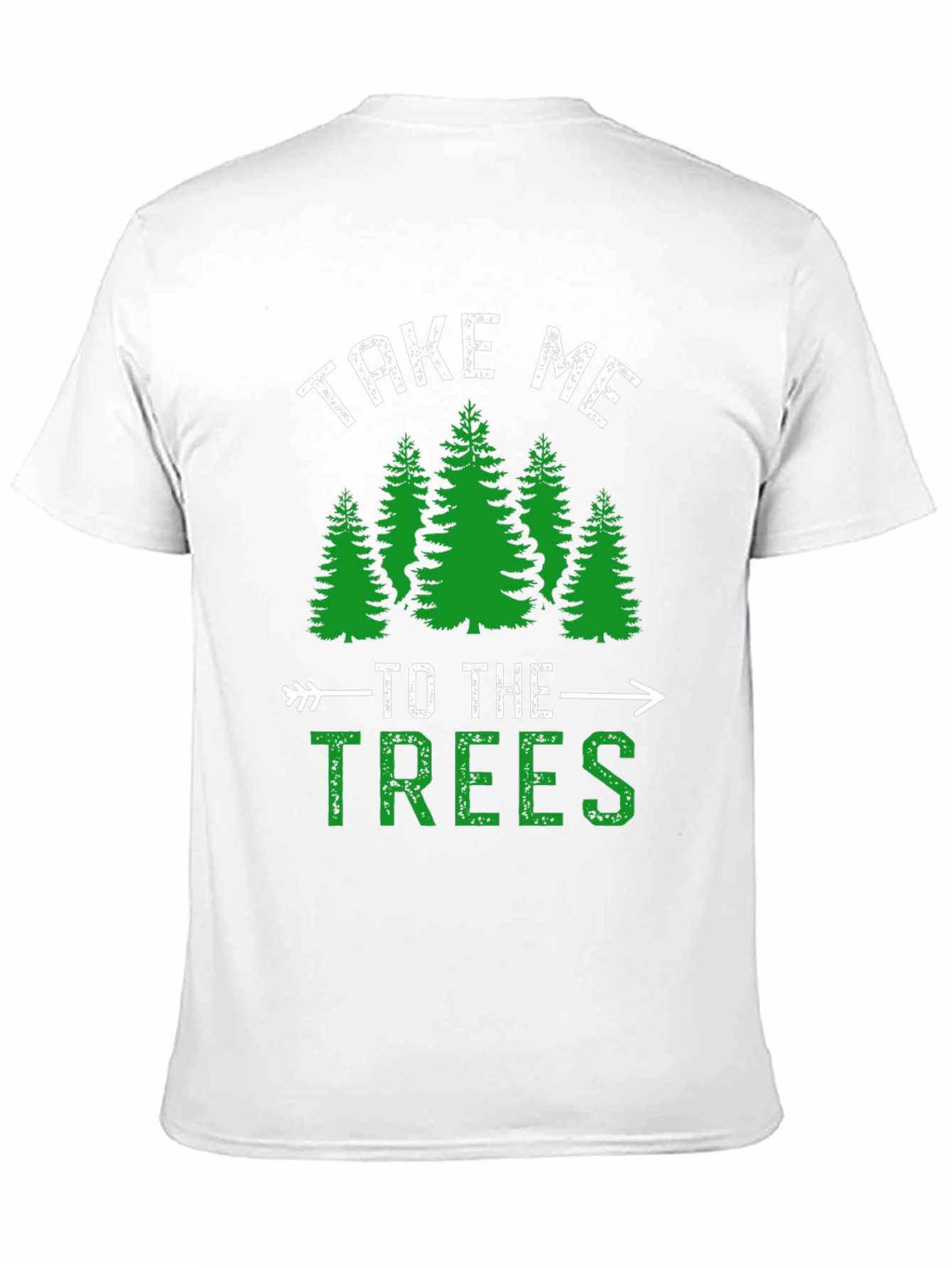 Take Me To The Trees Graphic Tee - Black