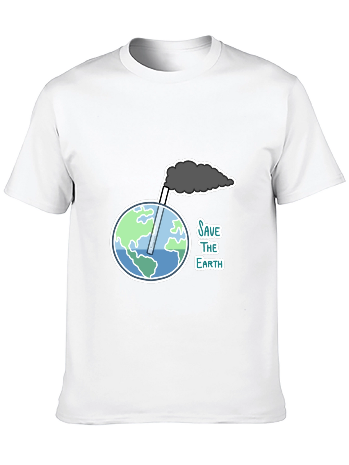 Save the Earth Graphic Tee - Black