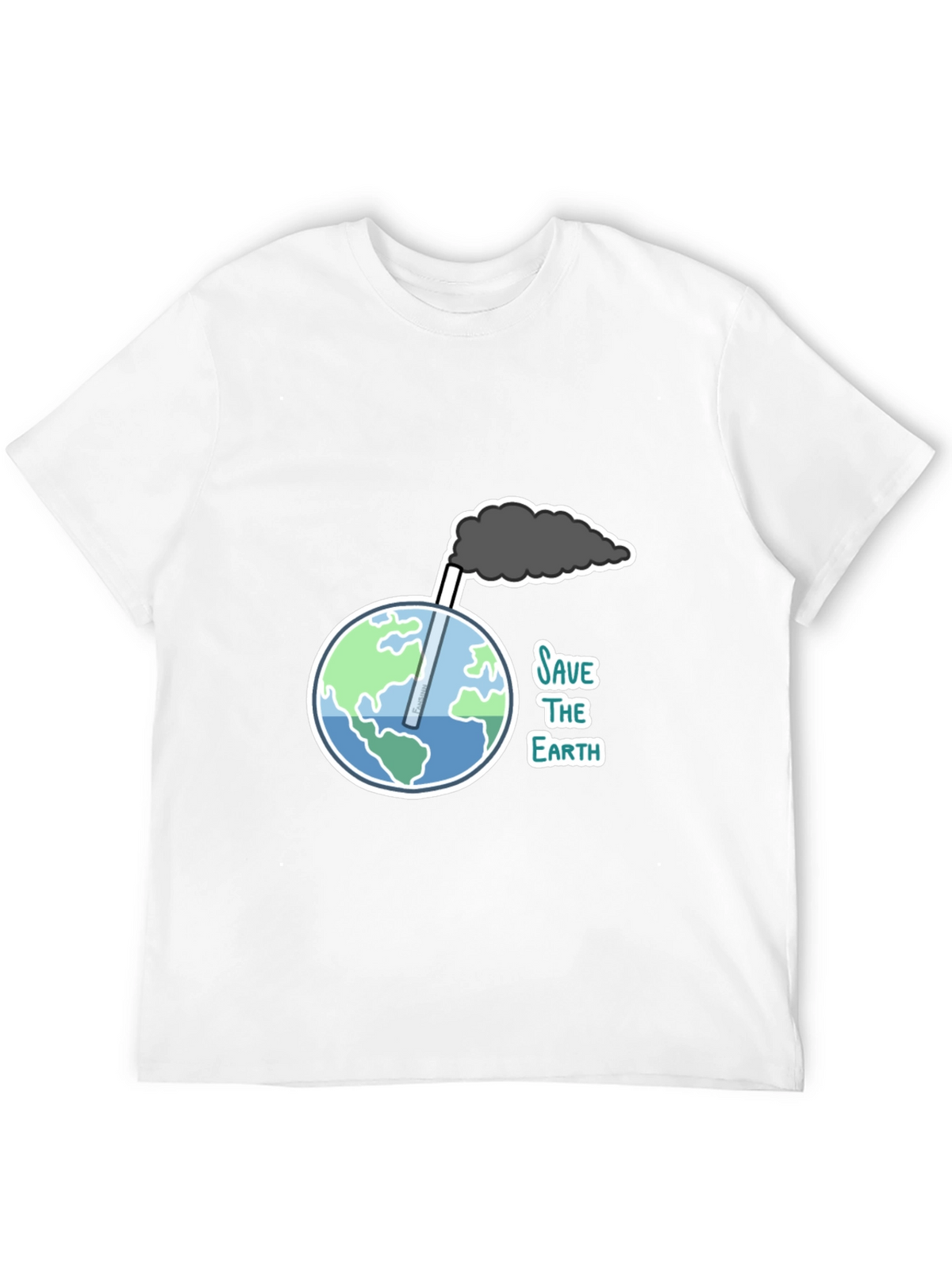 Save the Earth Graphic Tee - Black