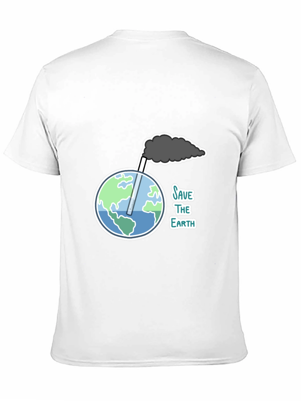 Save the Earth Graphic Tee - Black