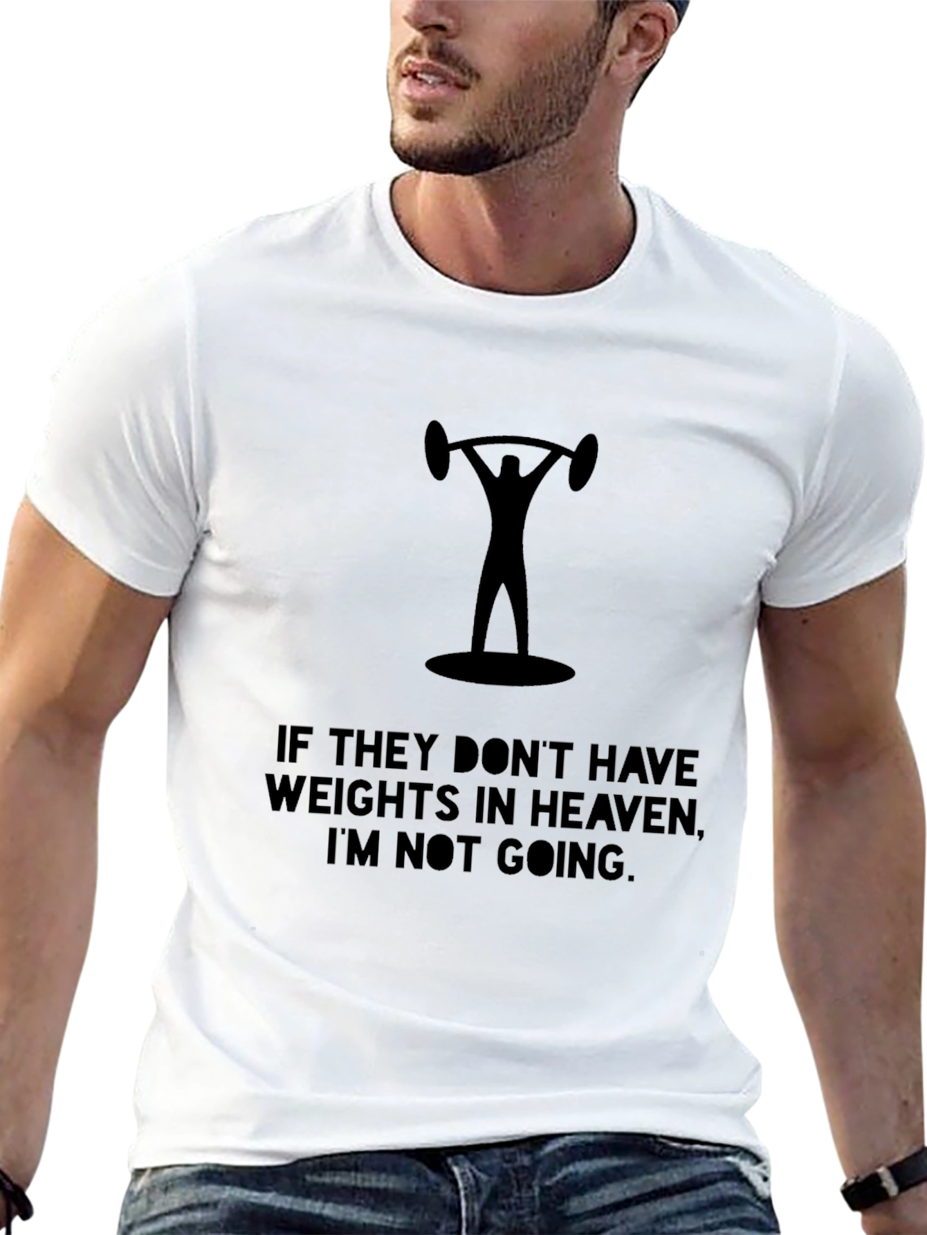 Weightlifting Heaven Graphic T-Shirt