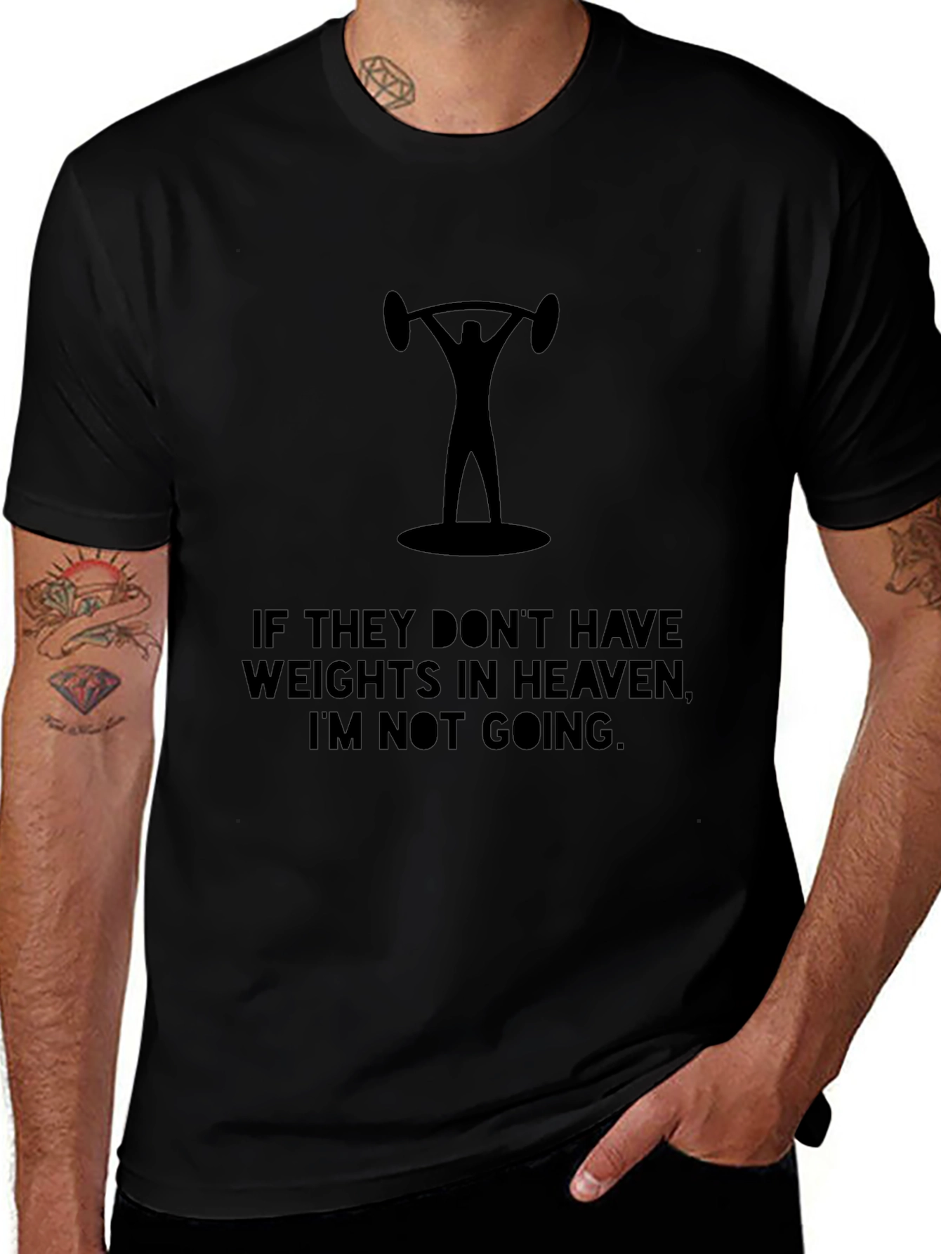Weightlifting Heaven Graphic T-Shirt