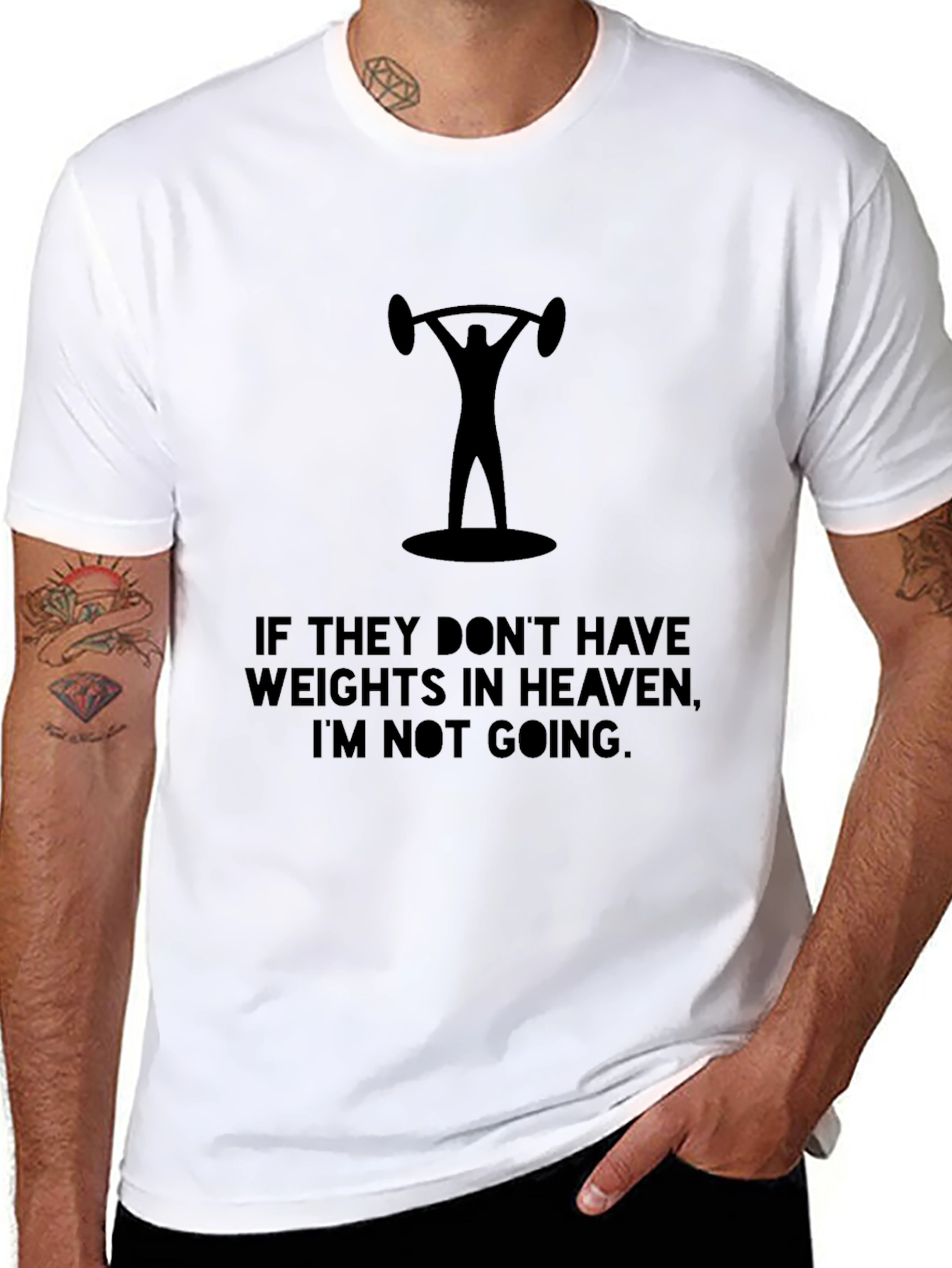Weightlifting Heaven Graphic T-Shirt