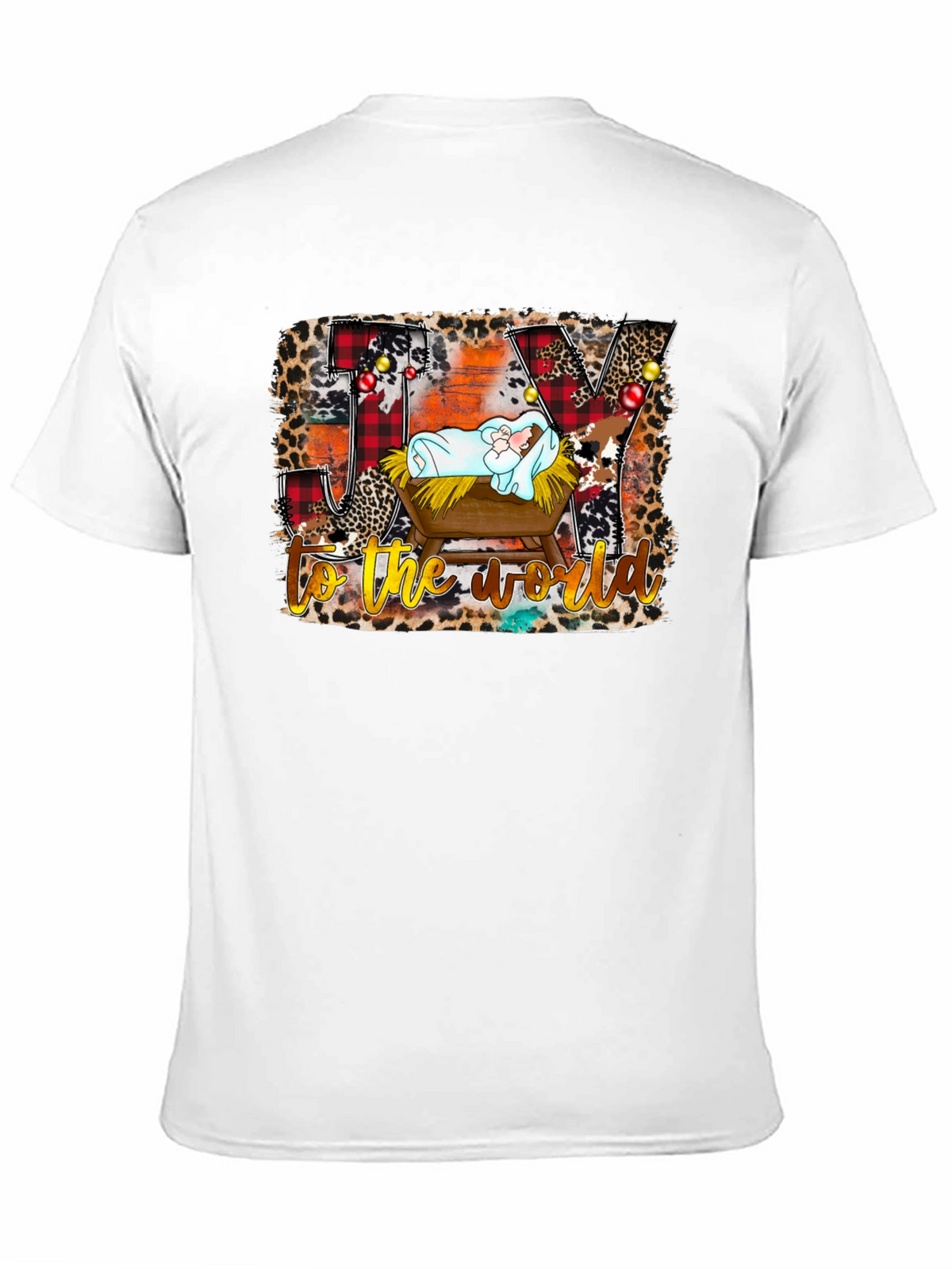 Joy to the World Nativity Christmas T-Shirt