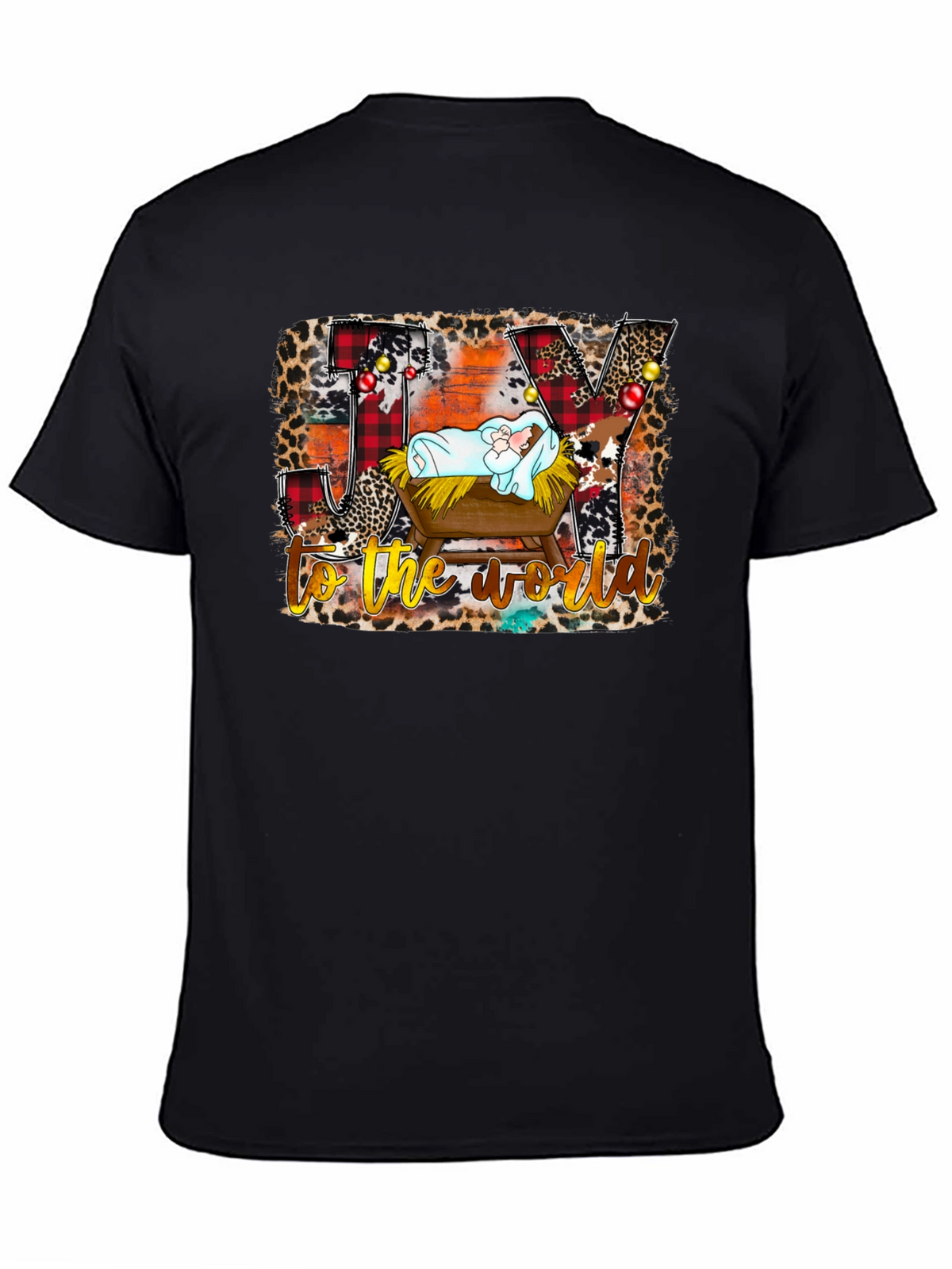 Joy to the World Nativity Christmas T-Shirt