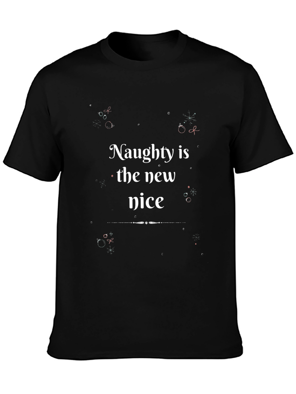 Naughty is the New Nice Christmas Graphic Tee