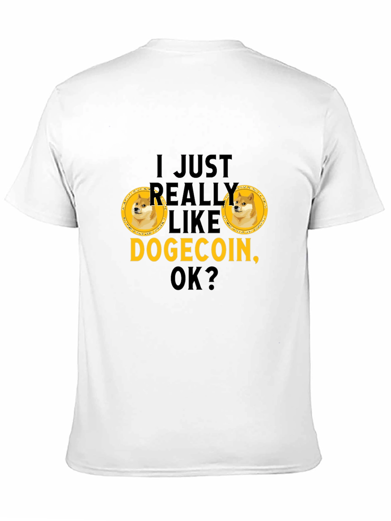 Dogecoin Lover T-Shirt - Crypto Meme Tee