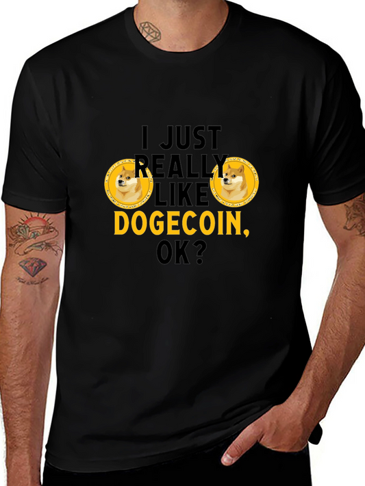 Dogecoin Lover T-Shirt - Crypto Meme Tee