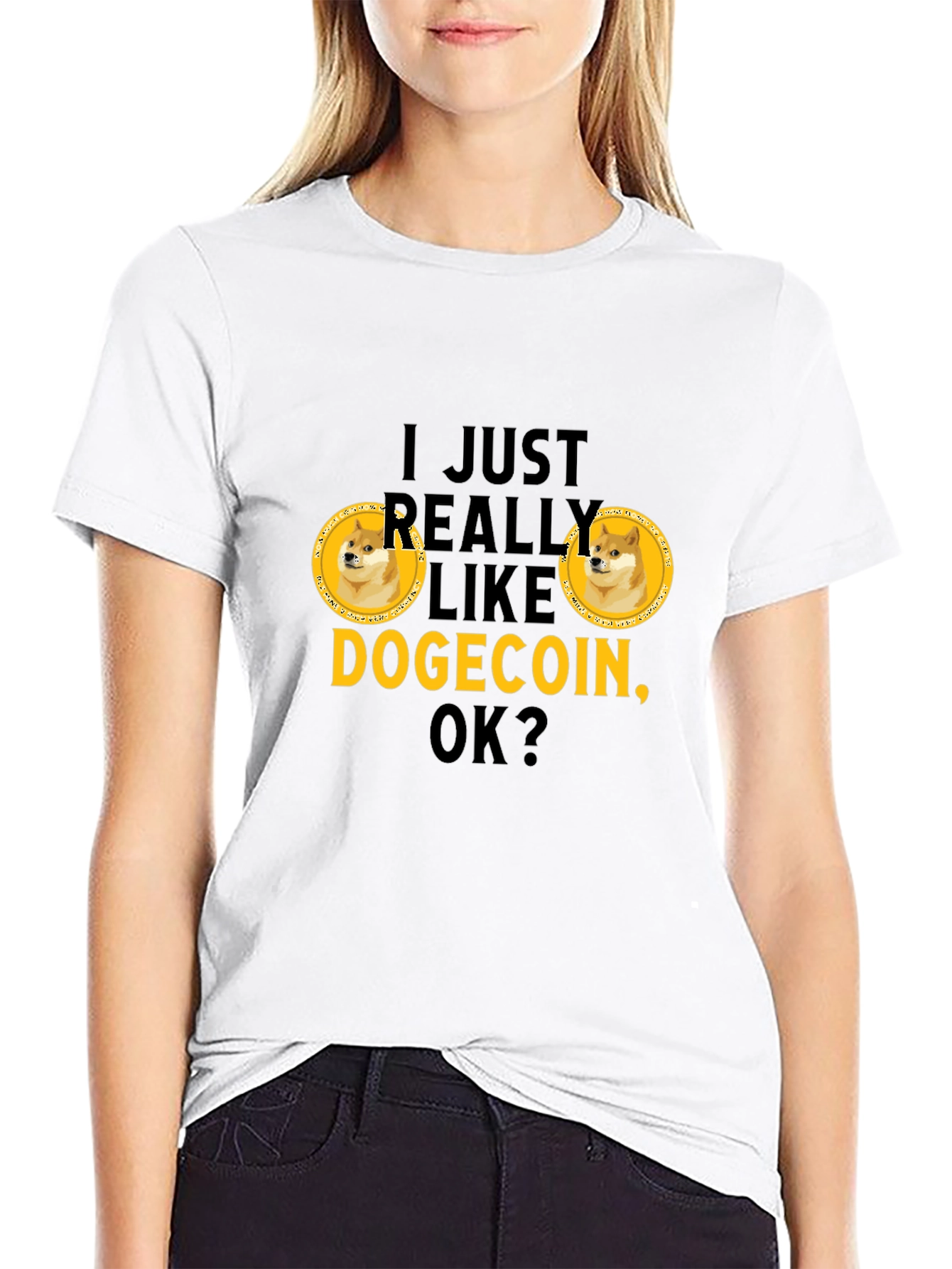 Dogecoin Lover T-Shirt - Crypto Meme Tee