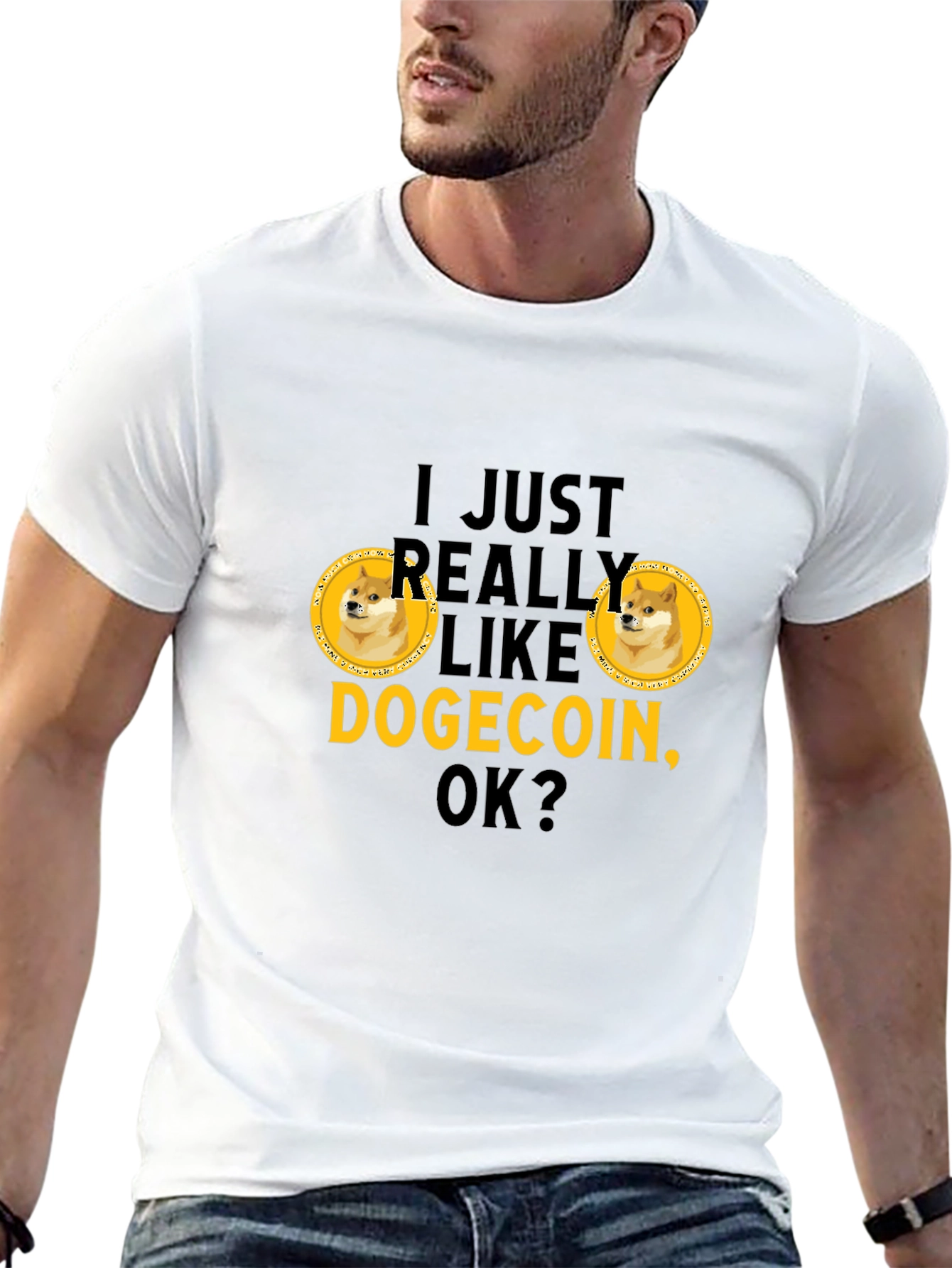 Dogecoin Lover T-Shirt - Crypto Meme Tee