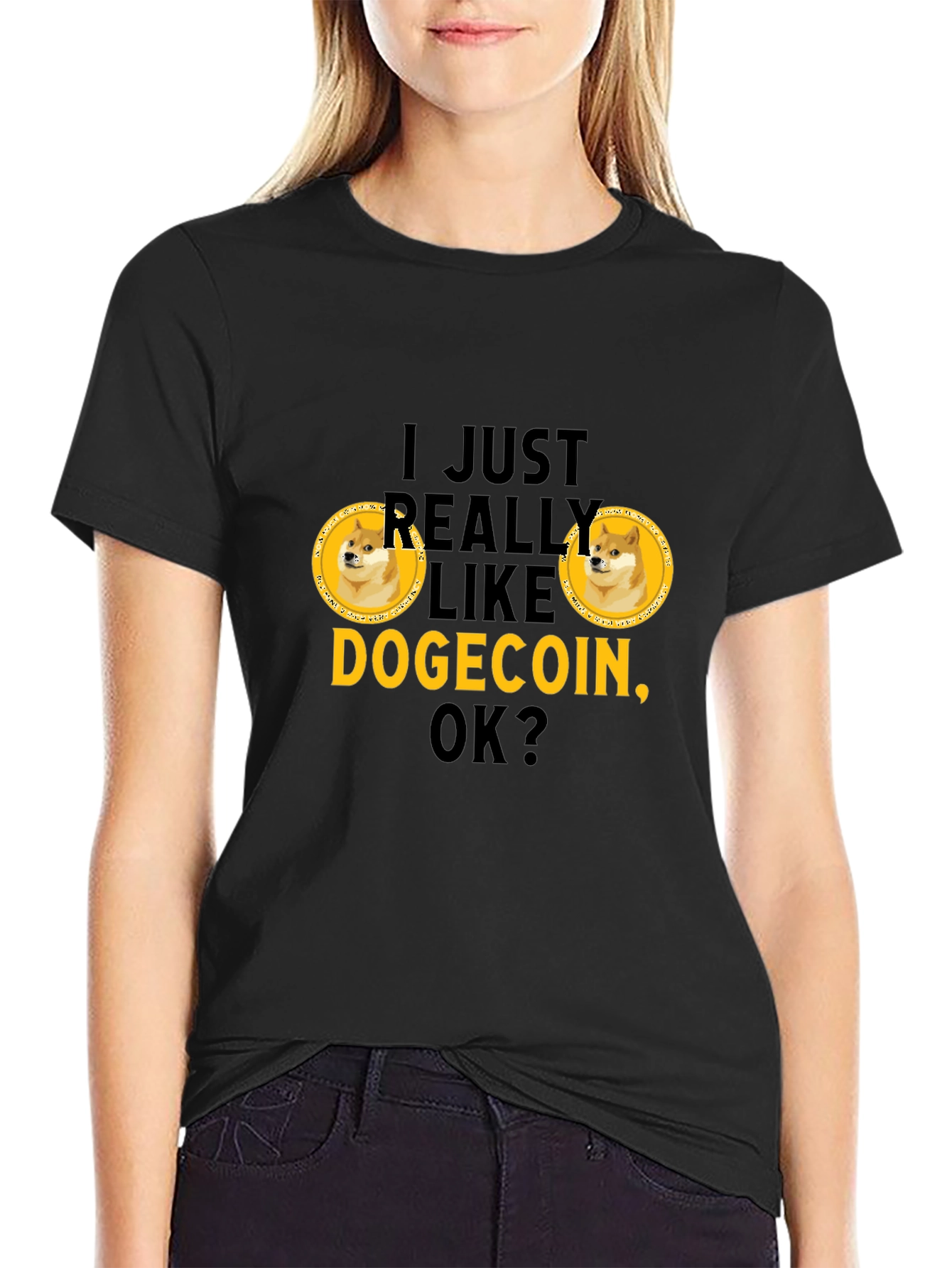 Dogecoin Lover T-Shirt - Crypto Meme Tee