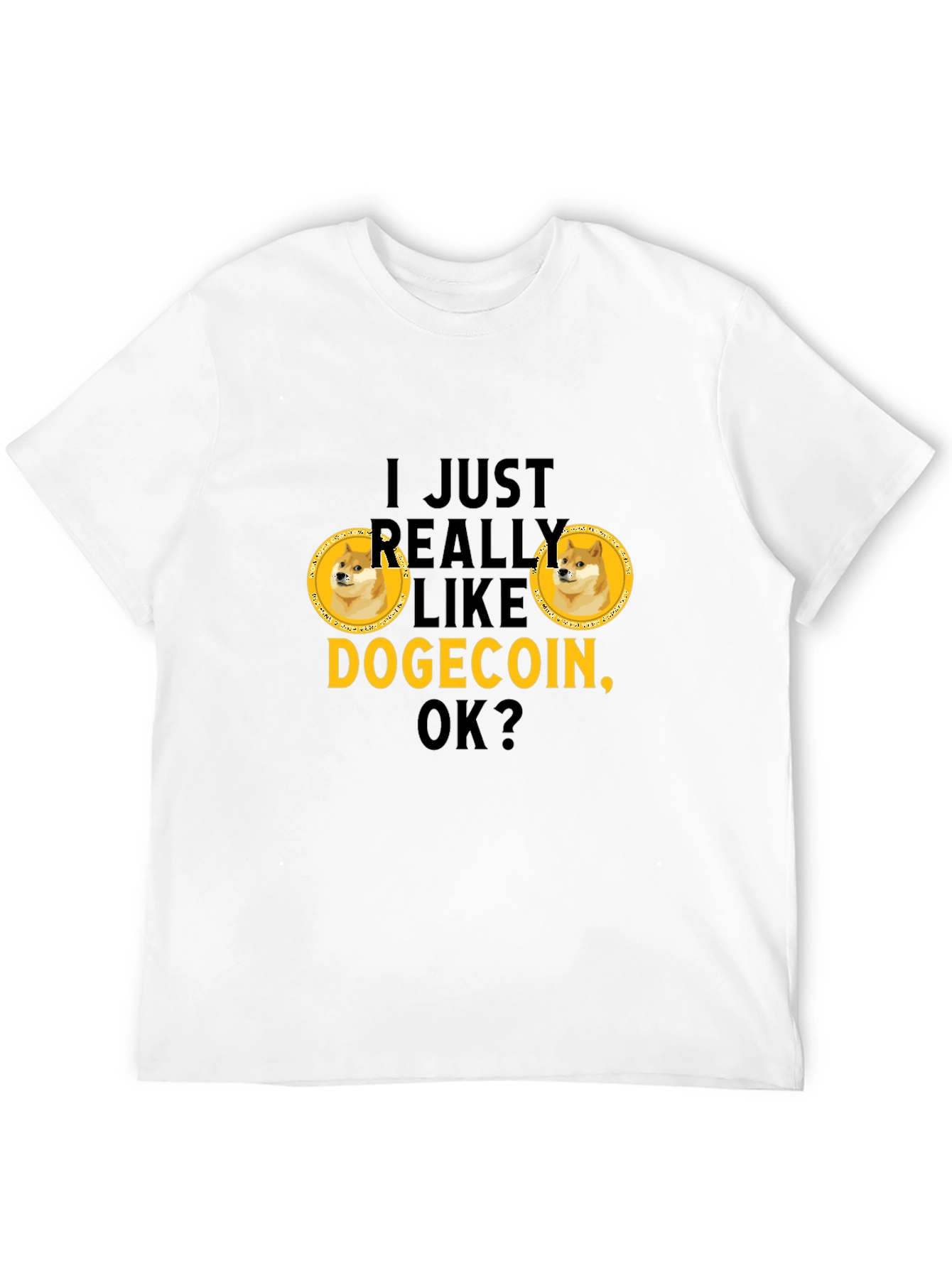 Dogecoin Lover T-Shirt - Crypto Meme Tee