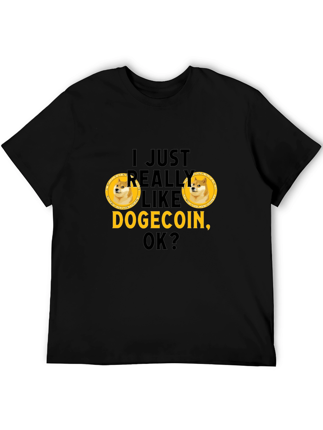 Dogecoin Lover T-Shirt - Crypto Meme Tee