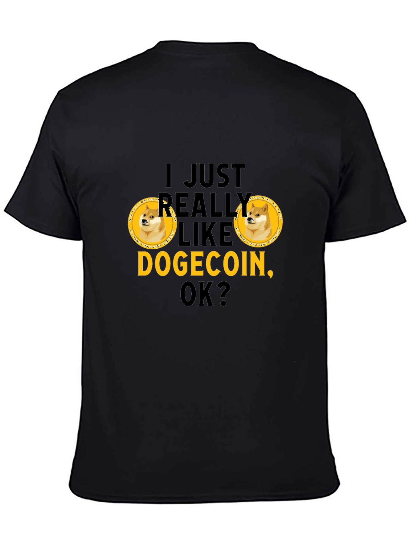 Dogecoin Lover T-Shirt - Crypto Meme Tee