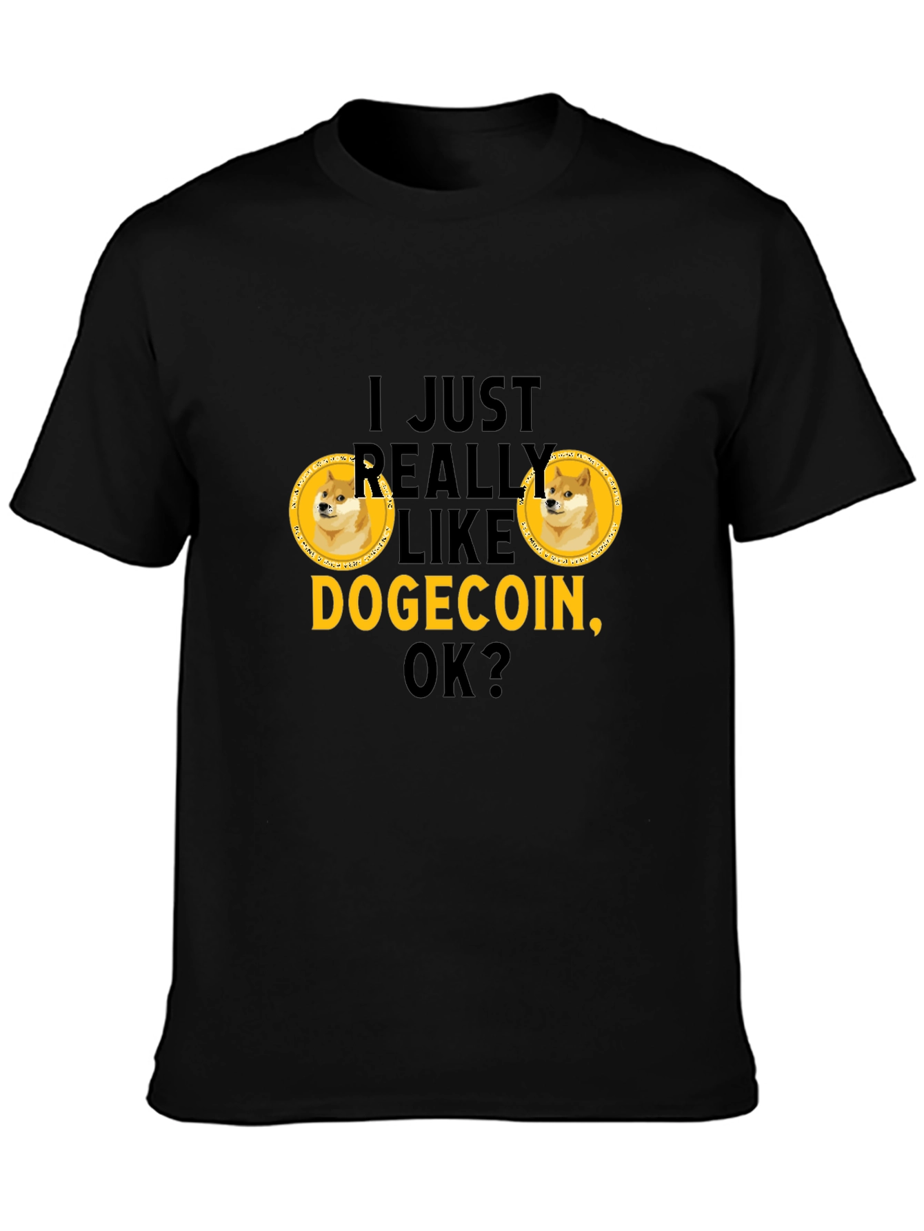 Dogecoin Lover T-Shirt - Crypto Meme Tee