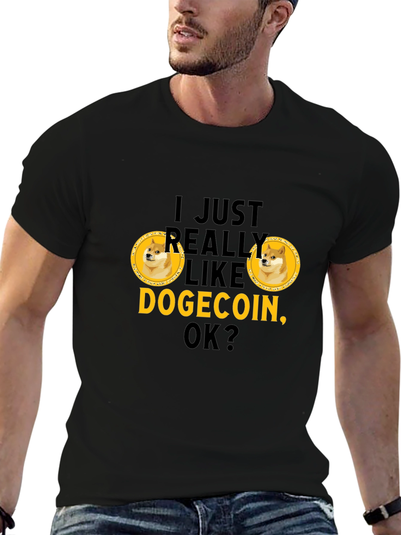 Dogecoin Lover T-Shirt - Crypto Meme Tee