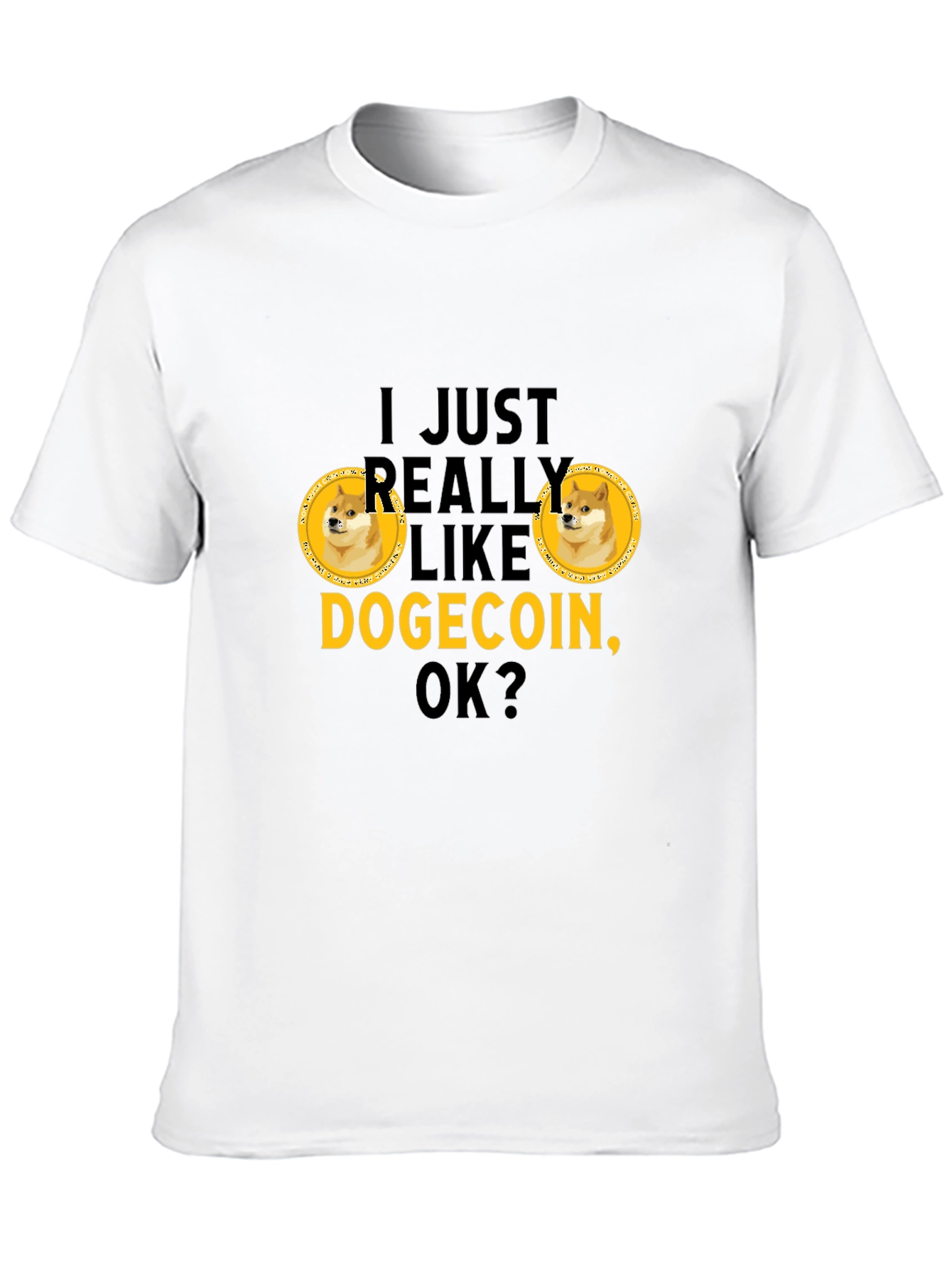 Dogecoin Lover T-Shirt - Crypto Meme Tee