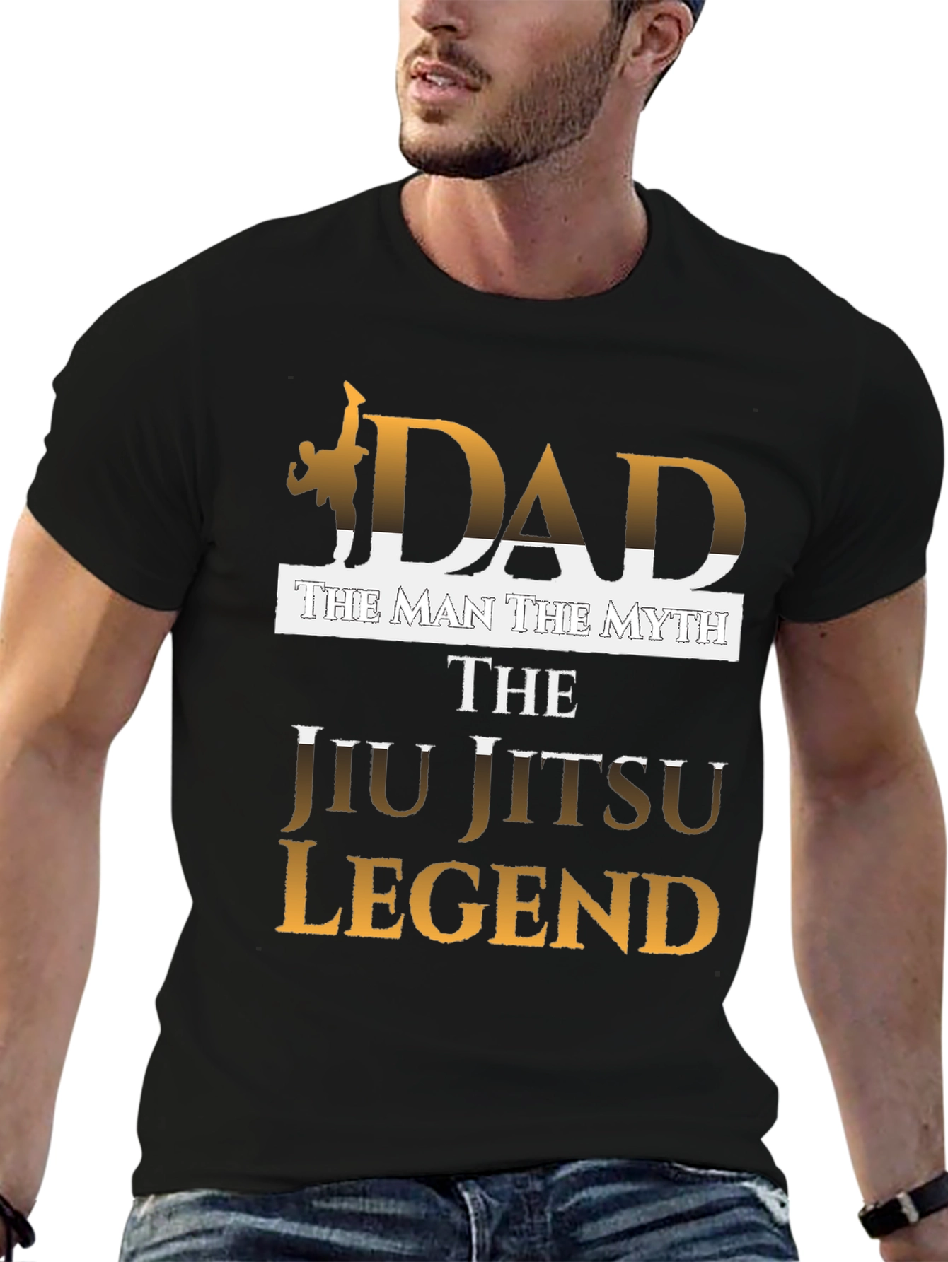 Dad Jiu Jitsu Legend Graphic T-Shirt