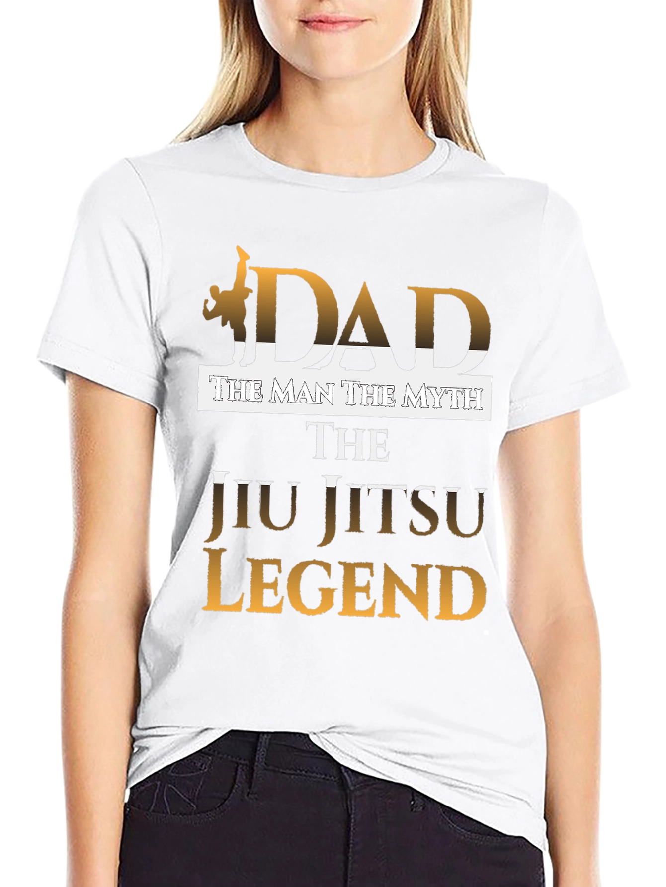 Dad Jiu Jitsu Legend Graphic T-Shirt