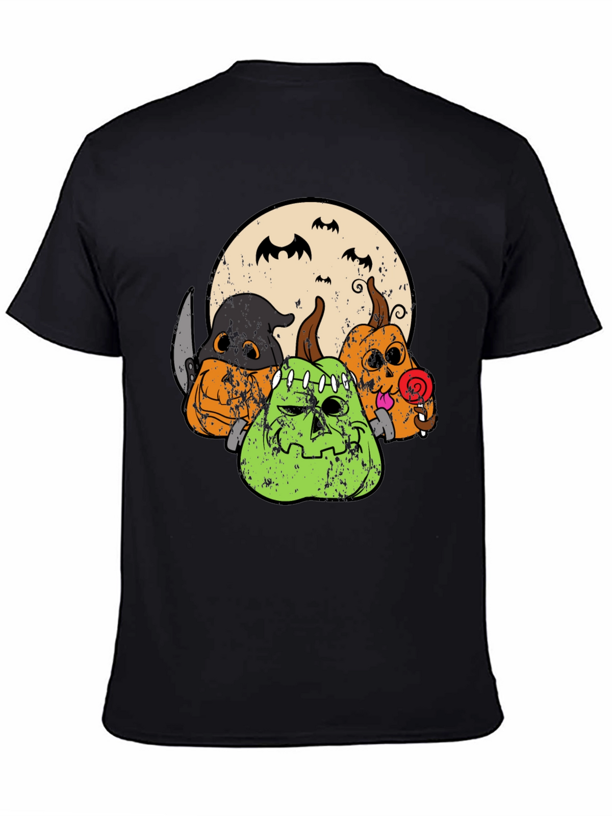 Halloween Pumpkin Graphic Tee - Spooky Season Shirt