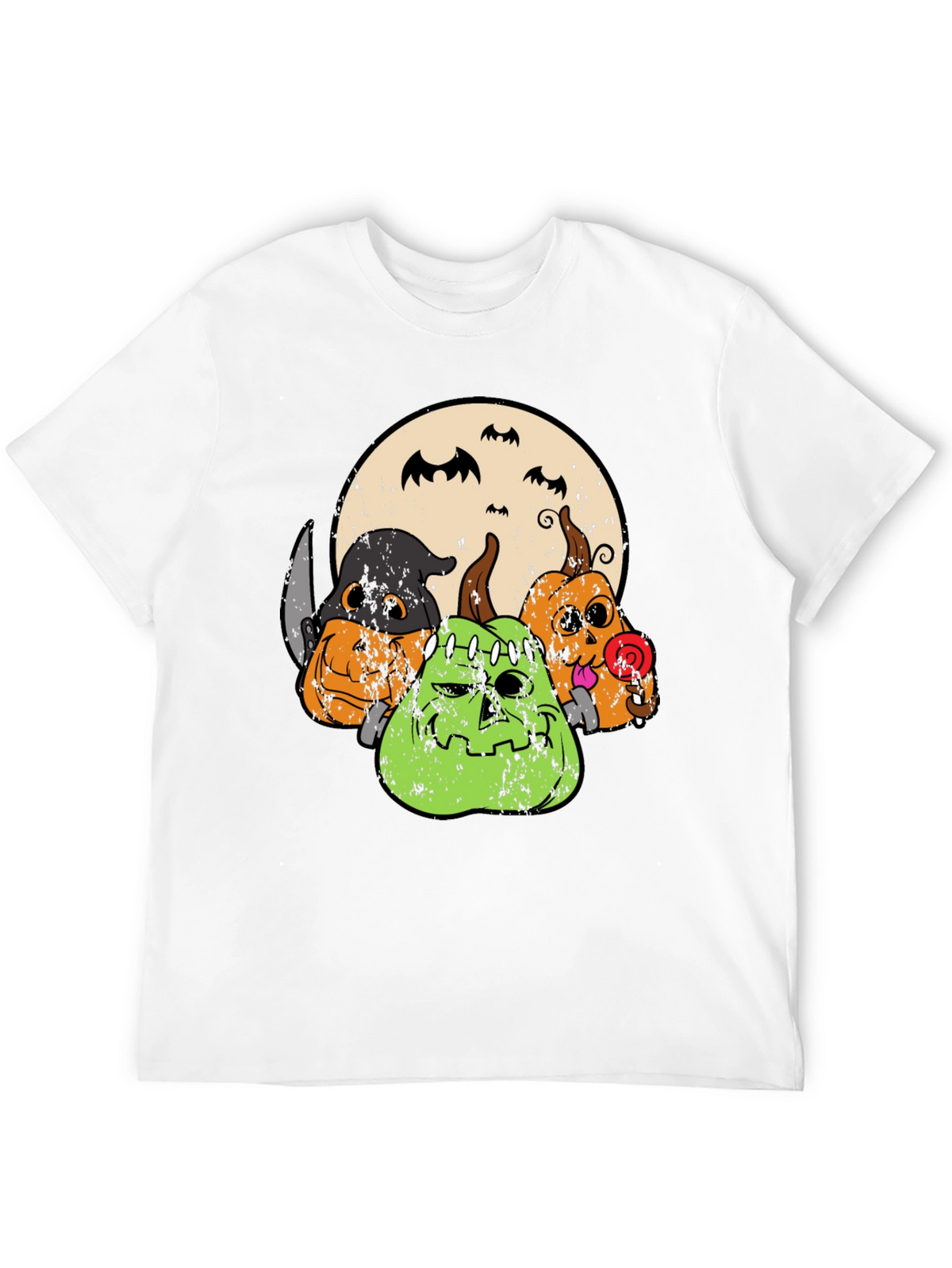 Halloween Pumpkin Graphic Tee - Spooky Season Shirt