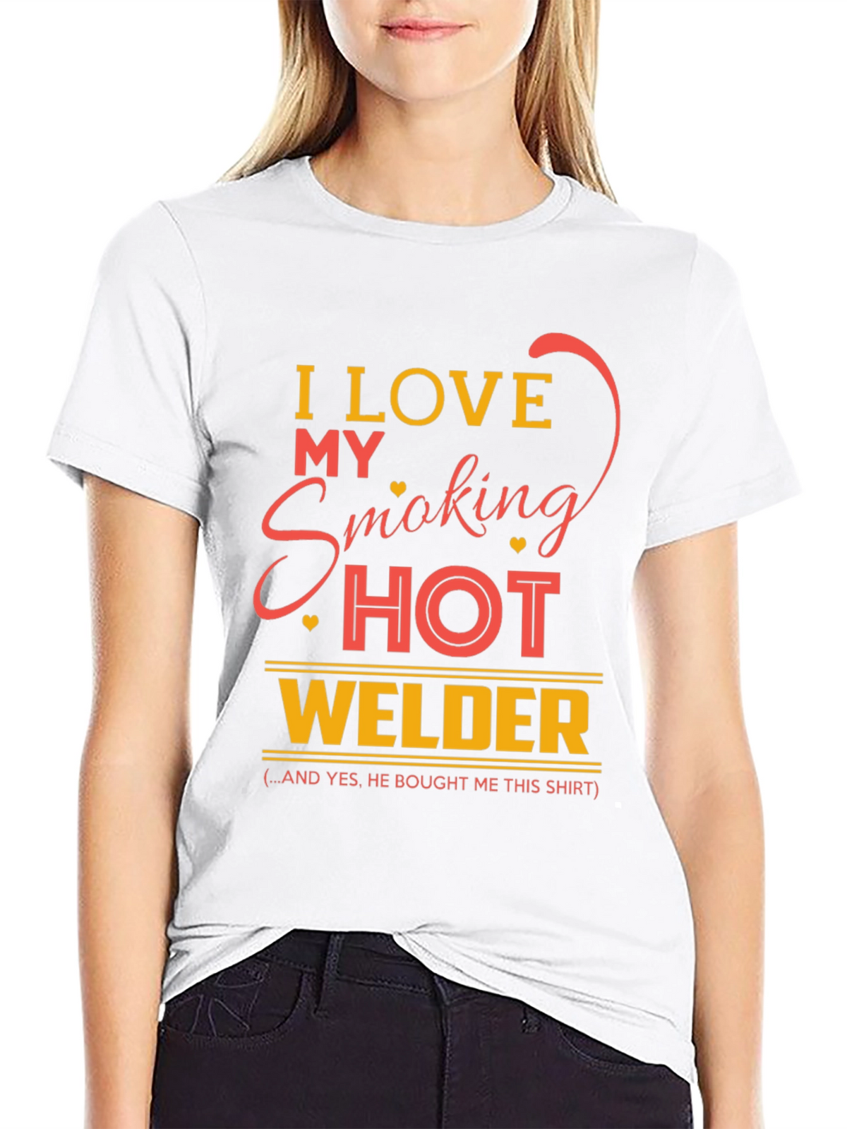 I Love My Smoking Hot Welder T-Shirt