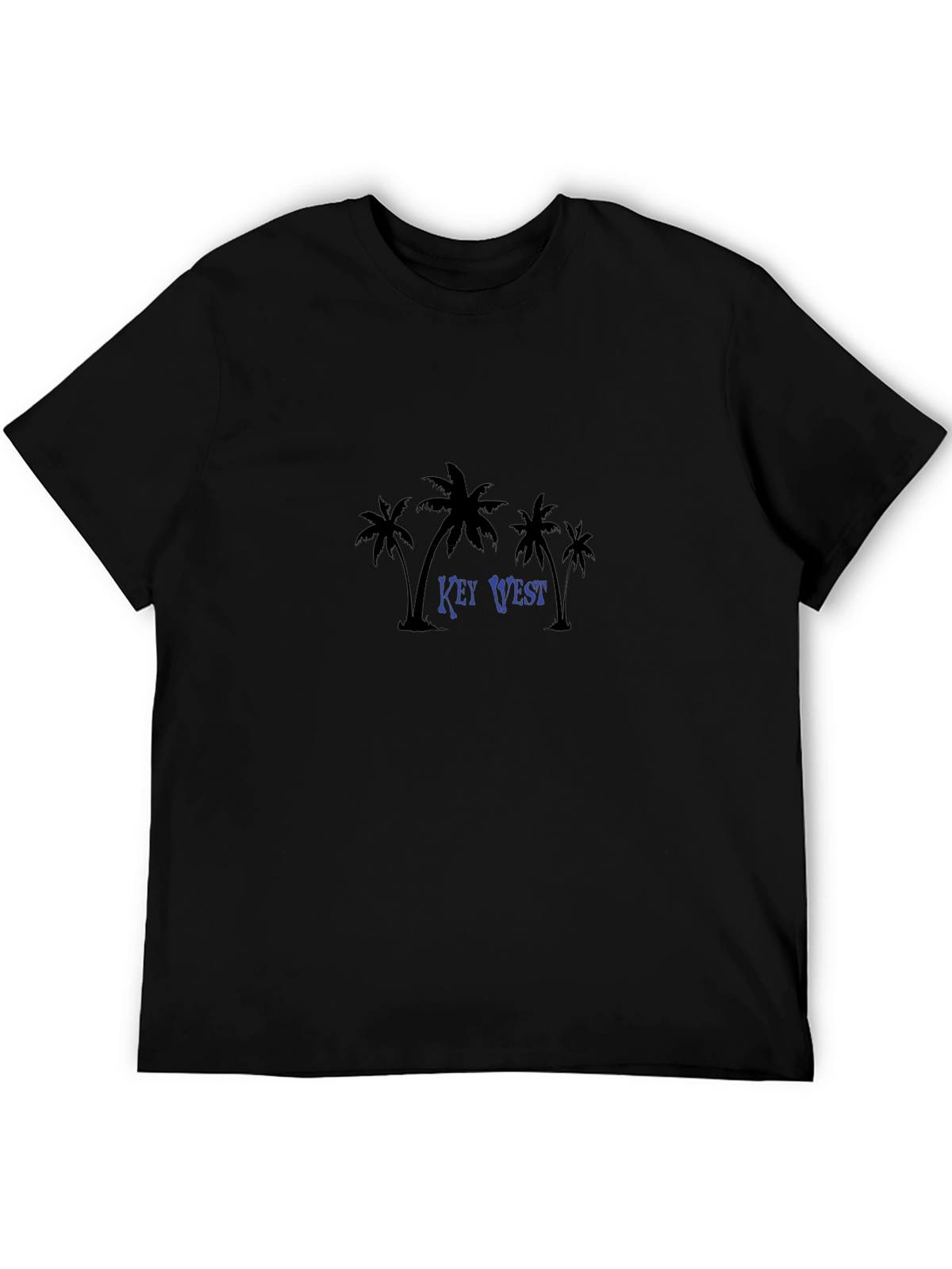 Key West Palm Tree Graphic Tee - Black