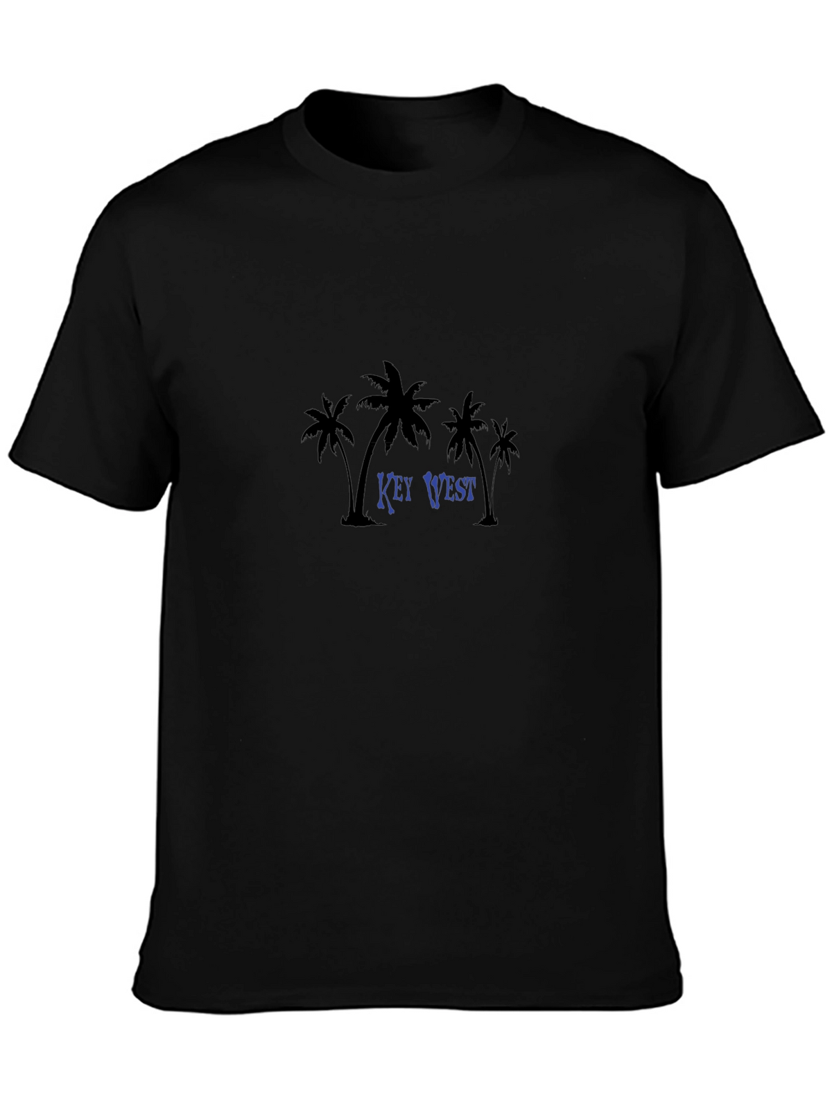 Key West Palm Tree Graphic Tee - Black