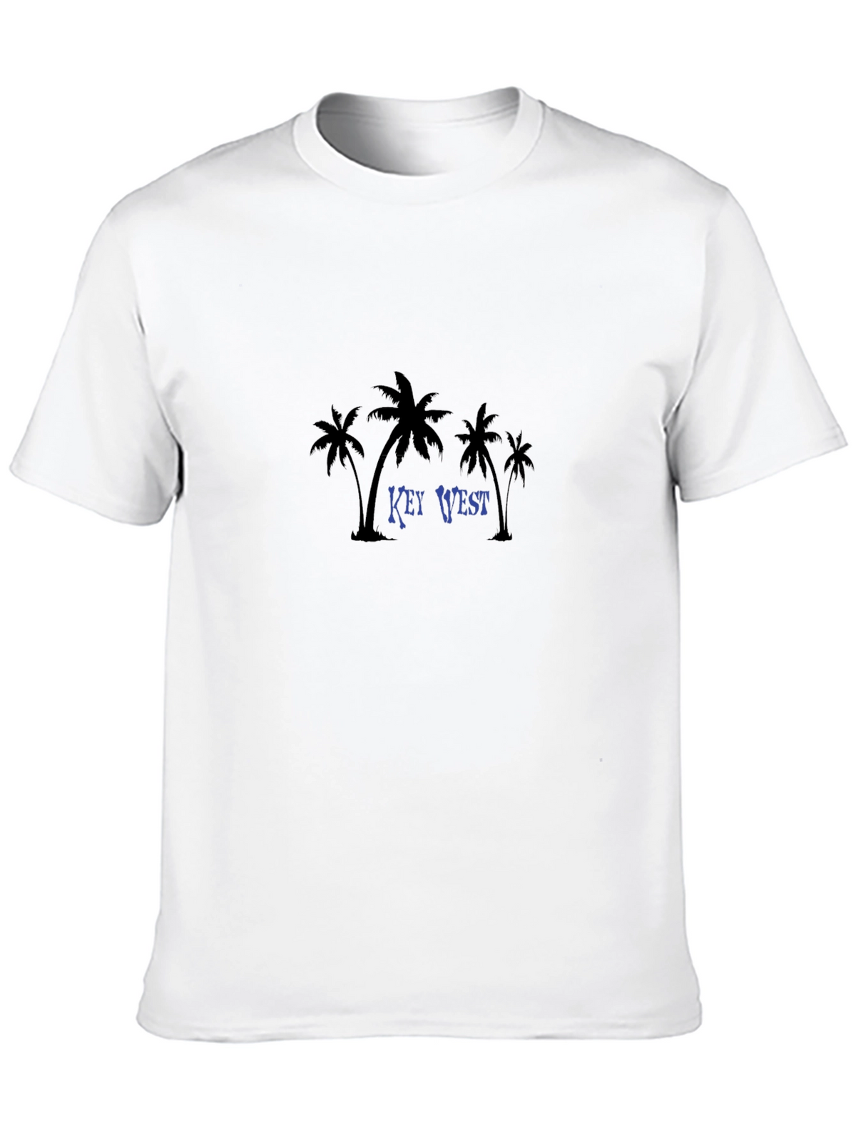 Key West Palm Tree Graphic Tee - Black