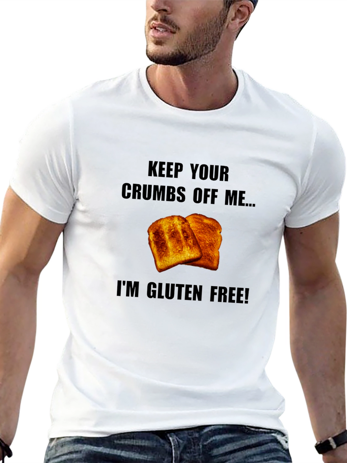 Gluten-Free Toast Graphic T-Shirt