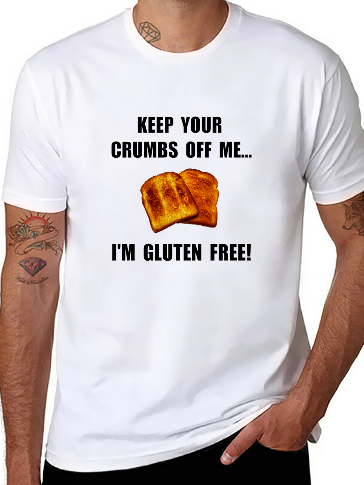 Gluten-Free Toast Graphic T-Shirt