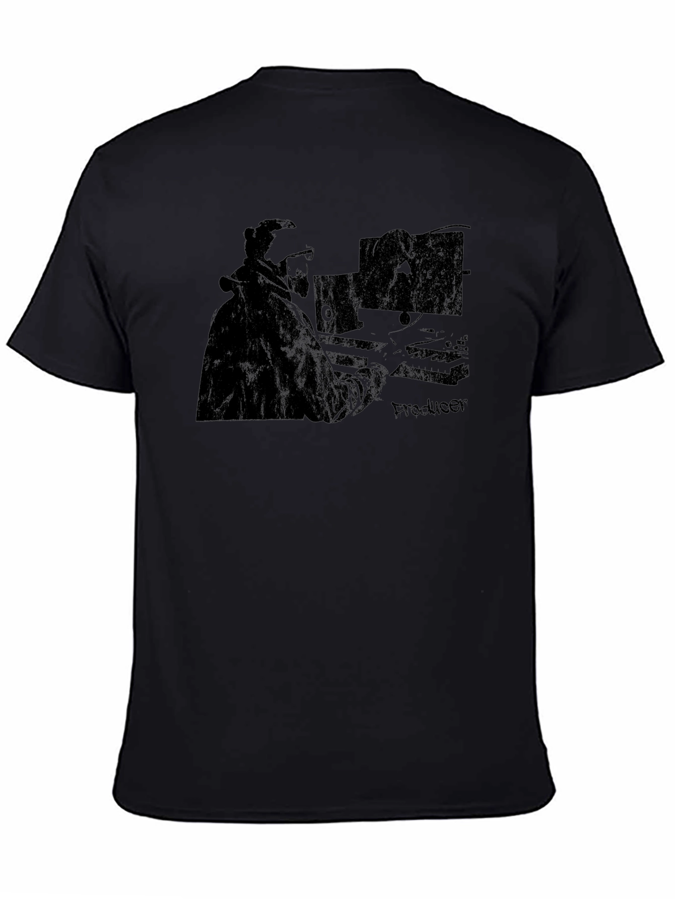 Producer Graphic T-Shirt - Black Music Studio Tee