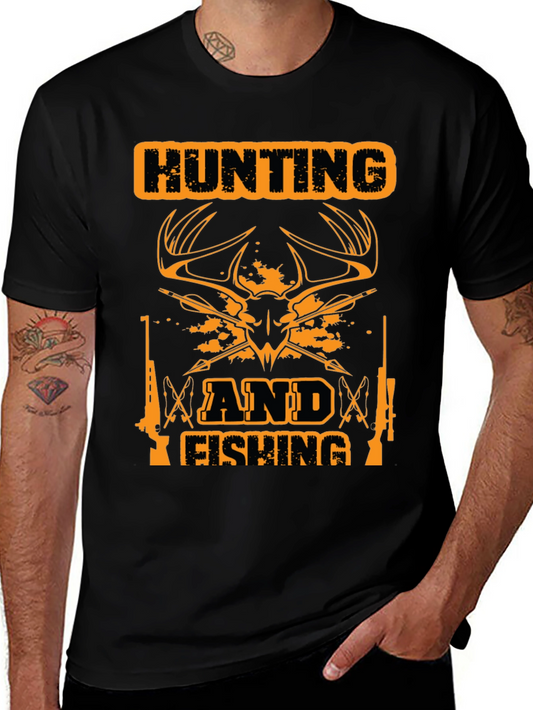 Hunting & Fishing Graphic Tee - Outdoorsman Apparel