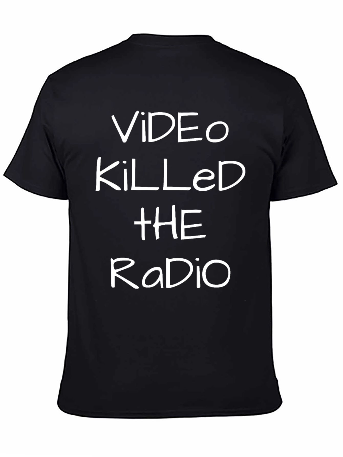 Video Killed the Radio Star Graphic Tee - Black