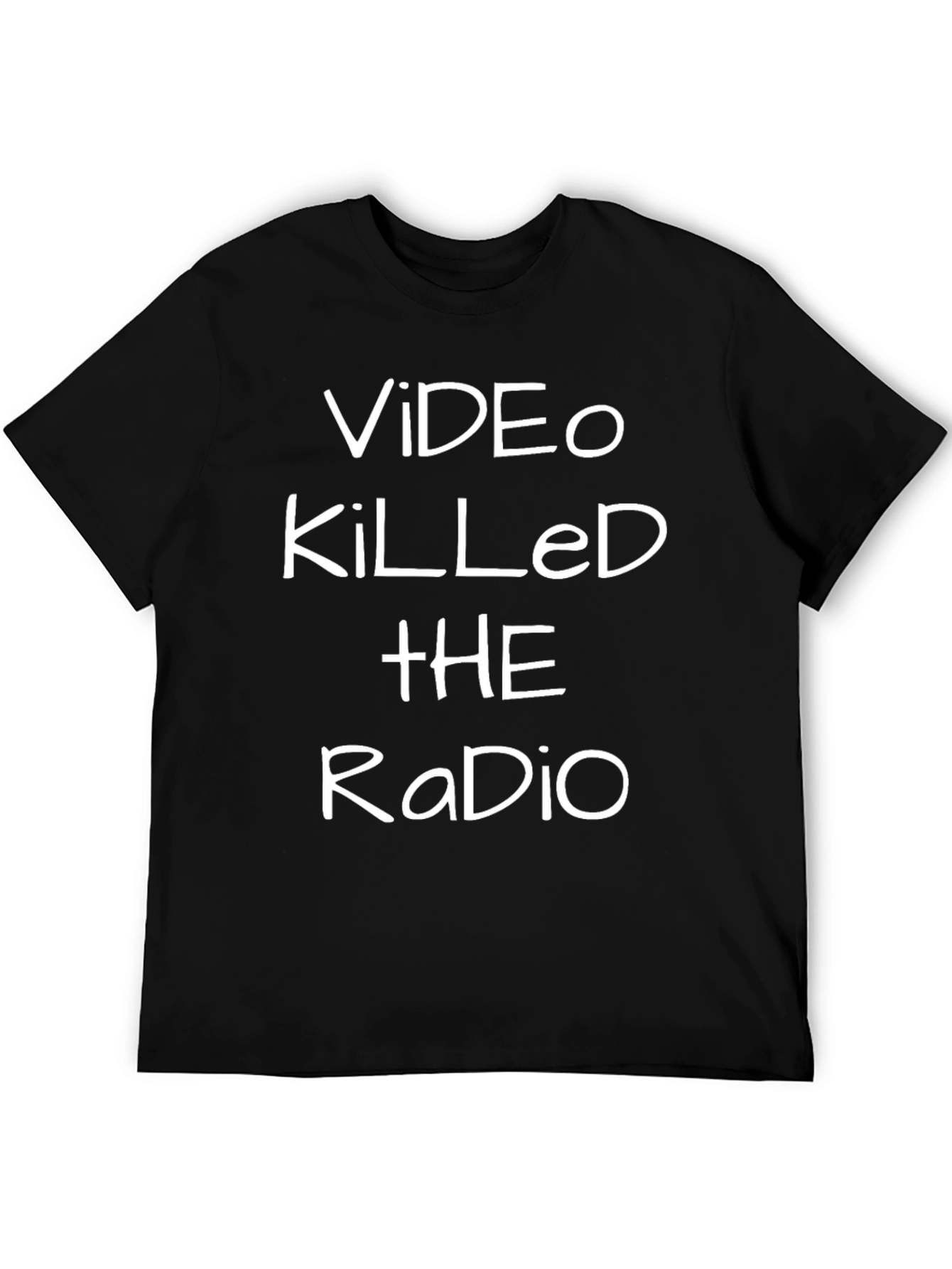Video Killed the Radio Star Graphic Tee - Black