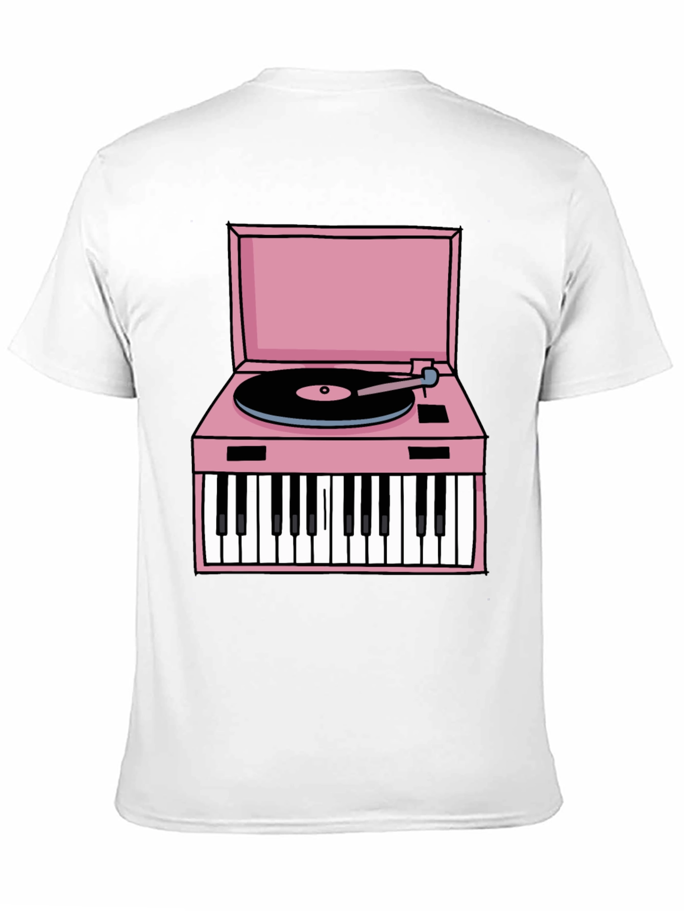 Retro Piano Turntable Graphic Tee