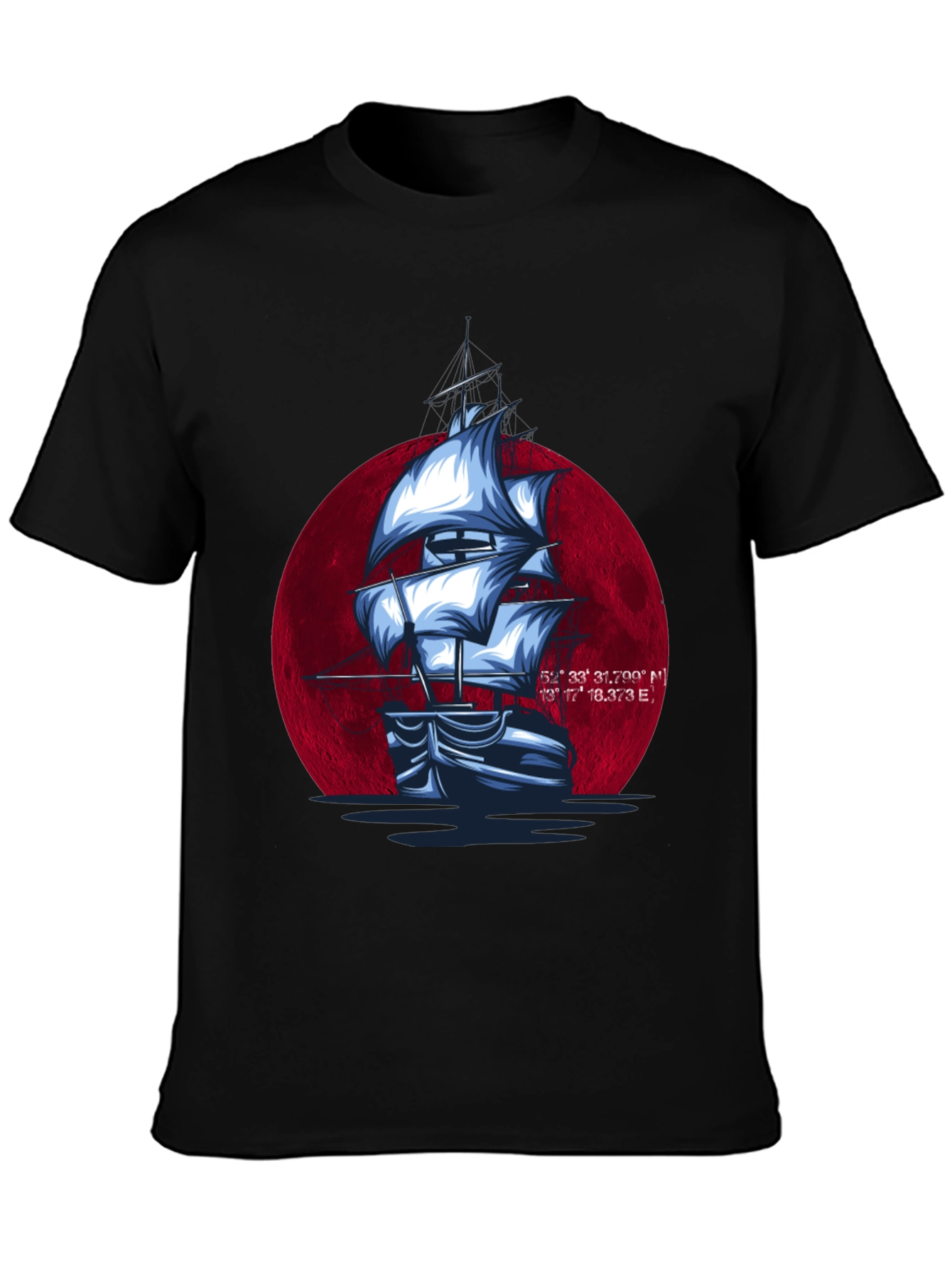 Sailboat Graphic T-Shirt - Nautical Style