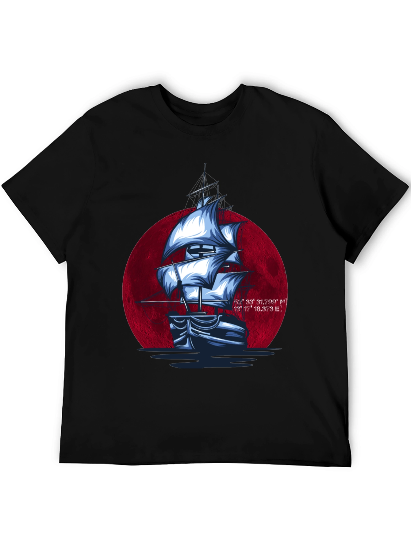 Sailboat Graphic T-Shirt - Nautical Style