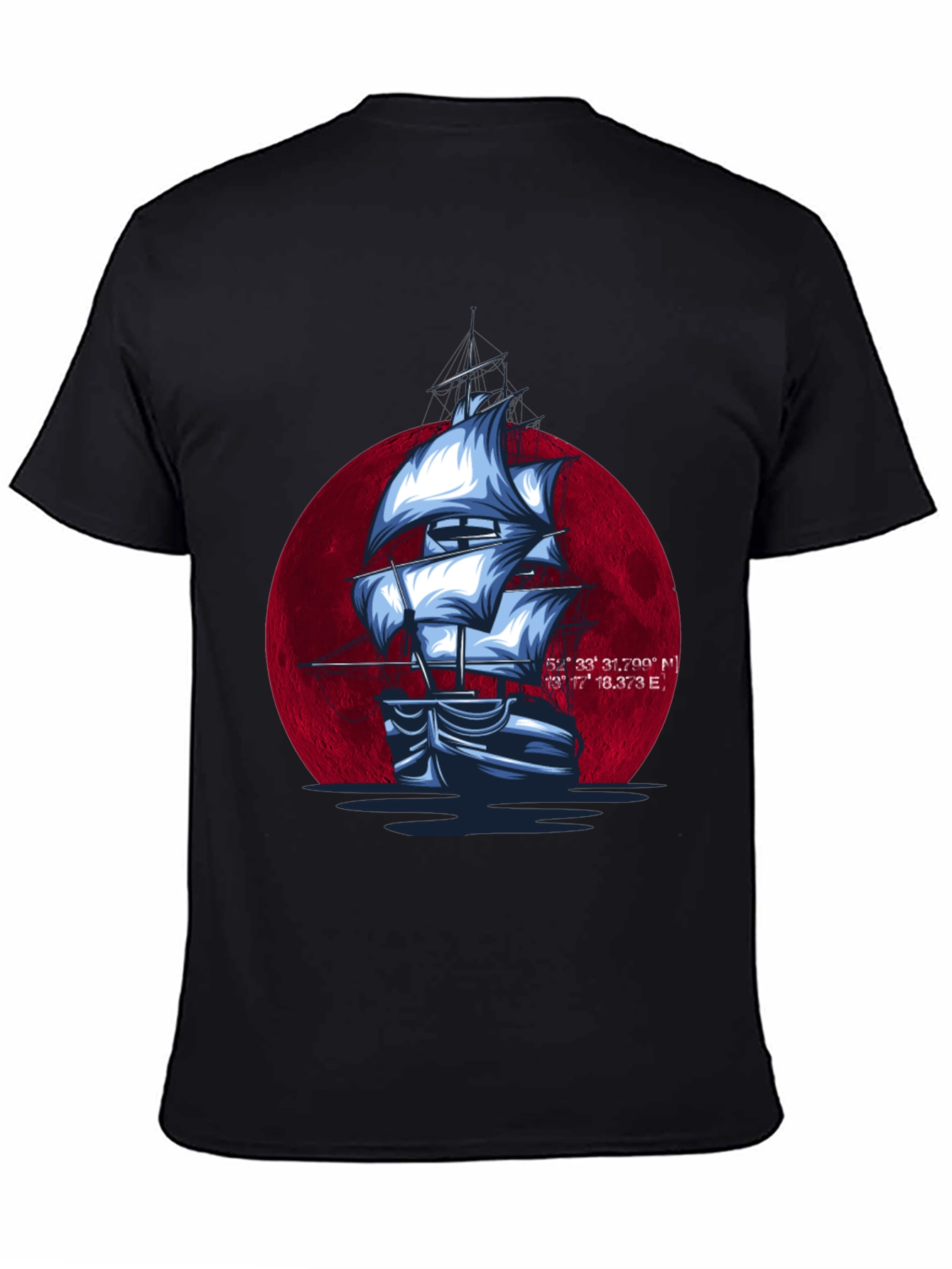 Sailboat Graphic T-Shirt - Nautical Style