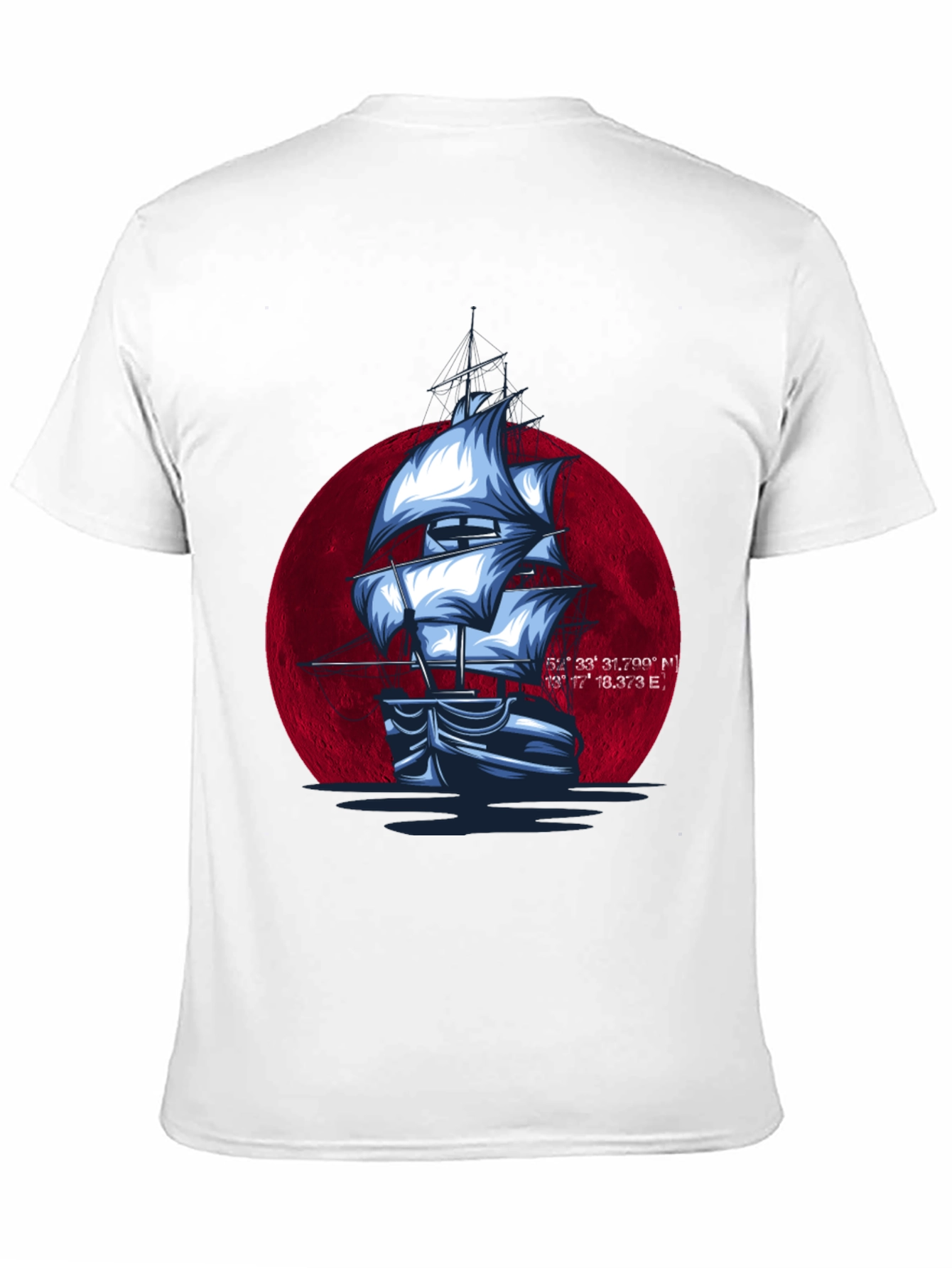 Sailboat Graphic T-Shirt - Nautical Style
