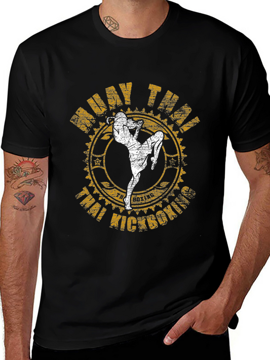 Muay Thai Thai Kickboxing Graphic T-Shirt