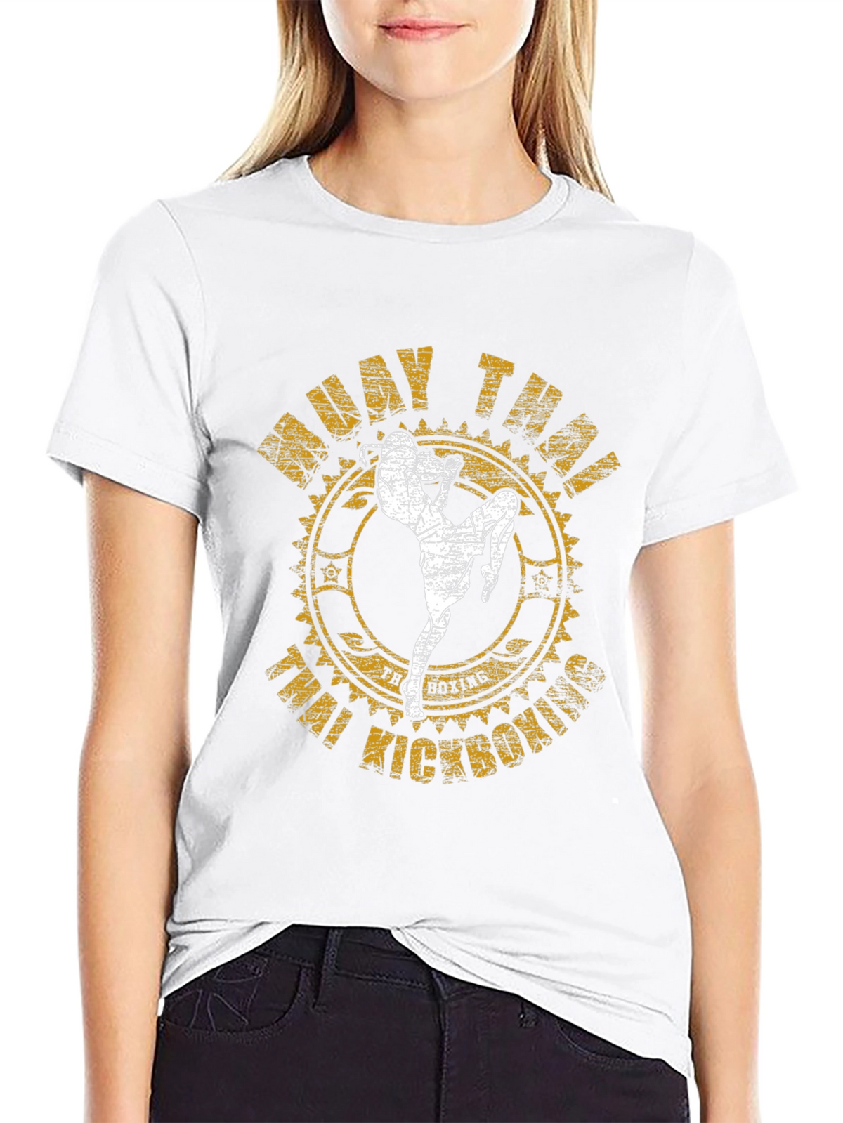 Muay Thai Thai Kickboxing Graphic T-Shirt