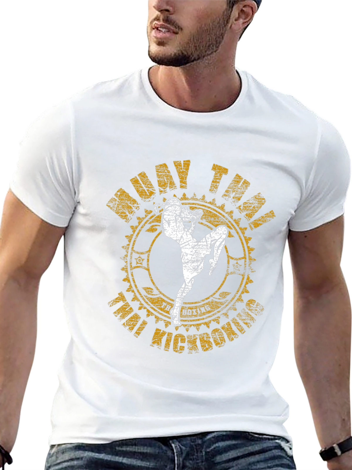 Muay Thai Thai Kickboxing Graphic T-Shirt